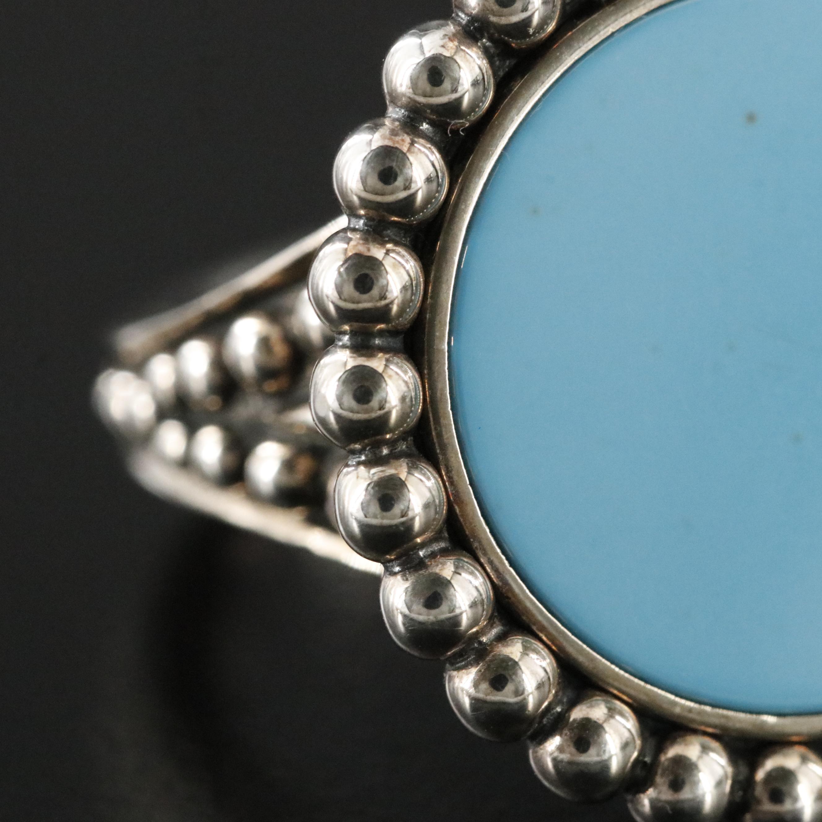 Lagos Maya Sterling and Magnesite Ring