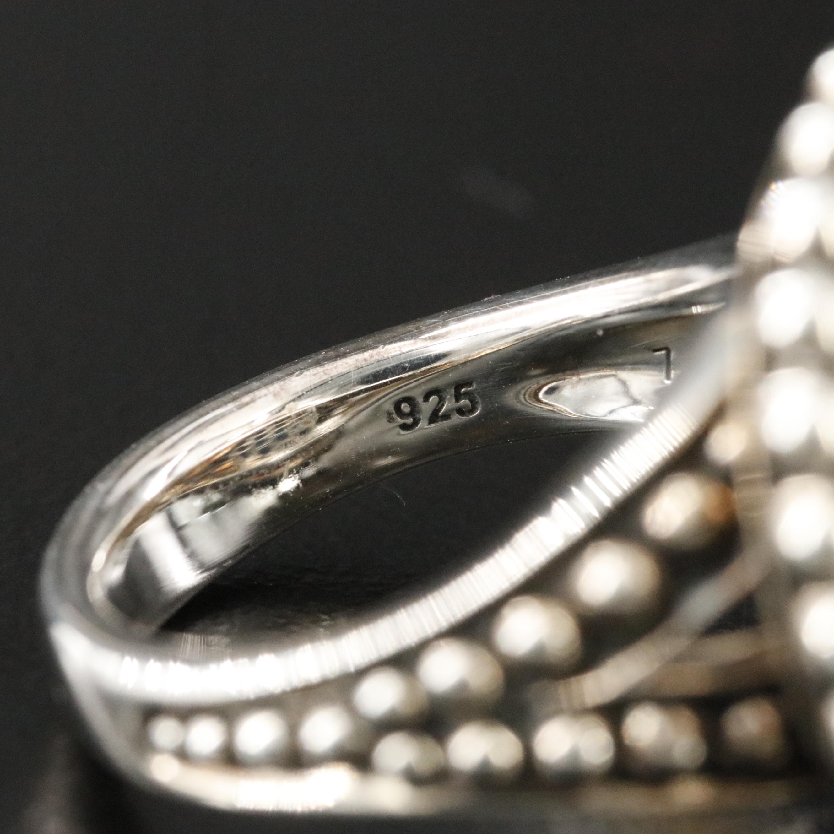 Lagos Maya Sterling and Magnesite Ring