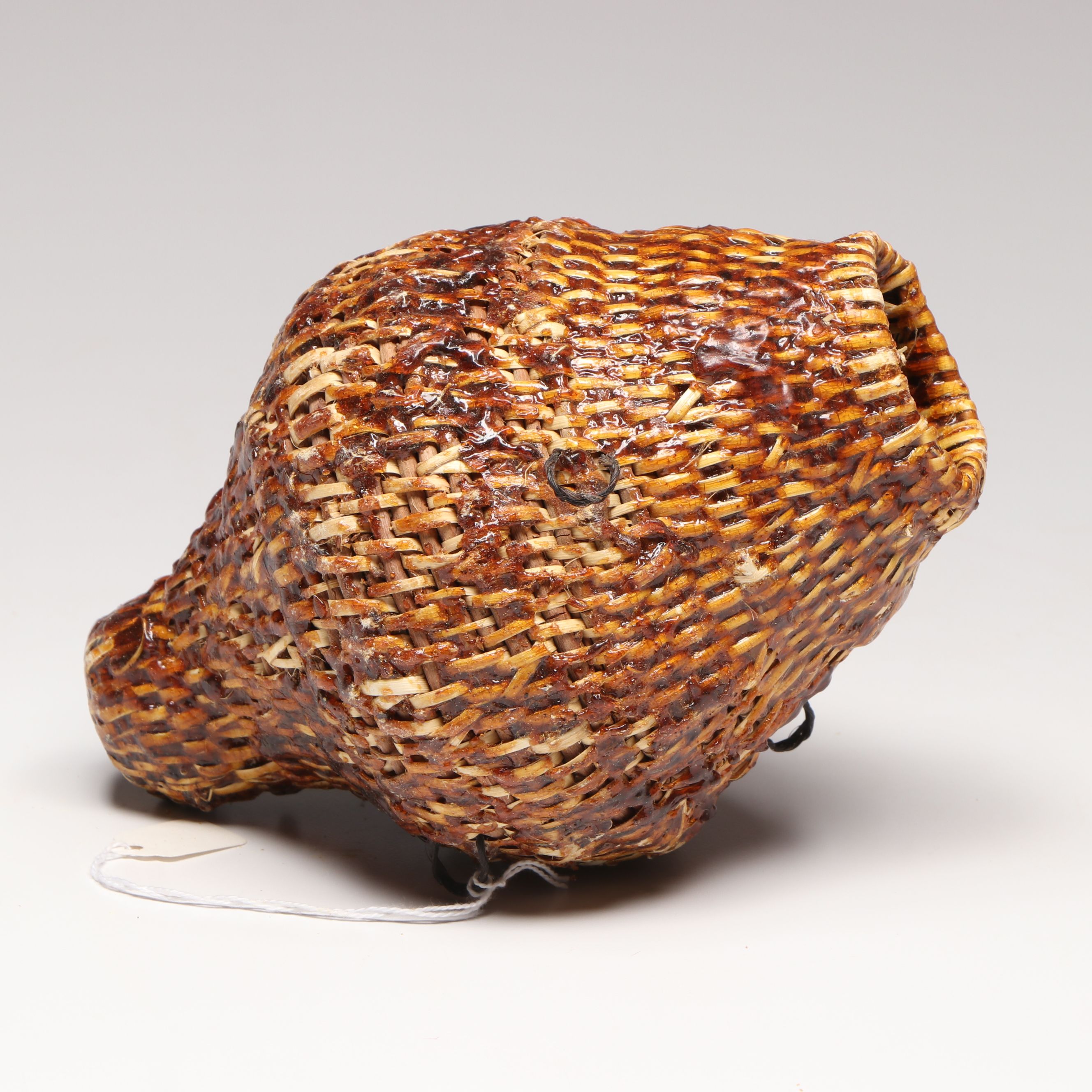 Etta Rock with Other Diné (Navajo) Sumac and Pine Pitch Vessels