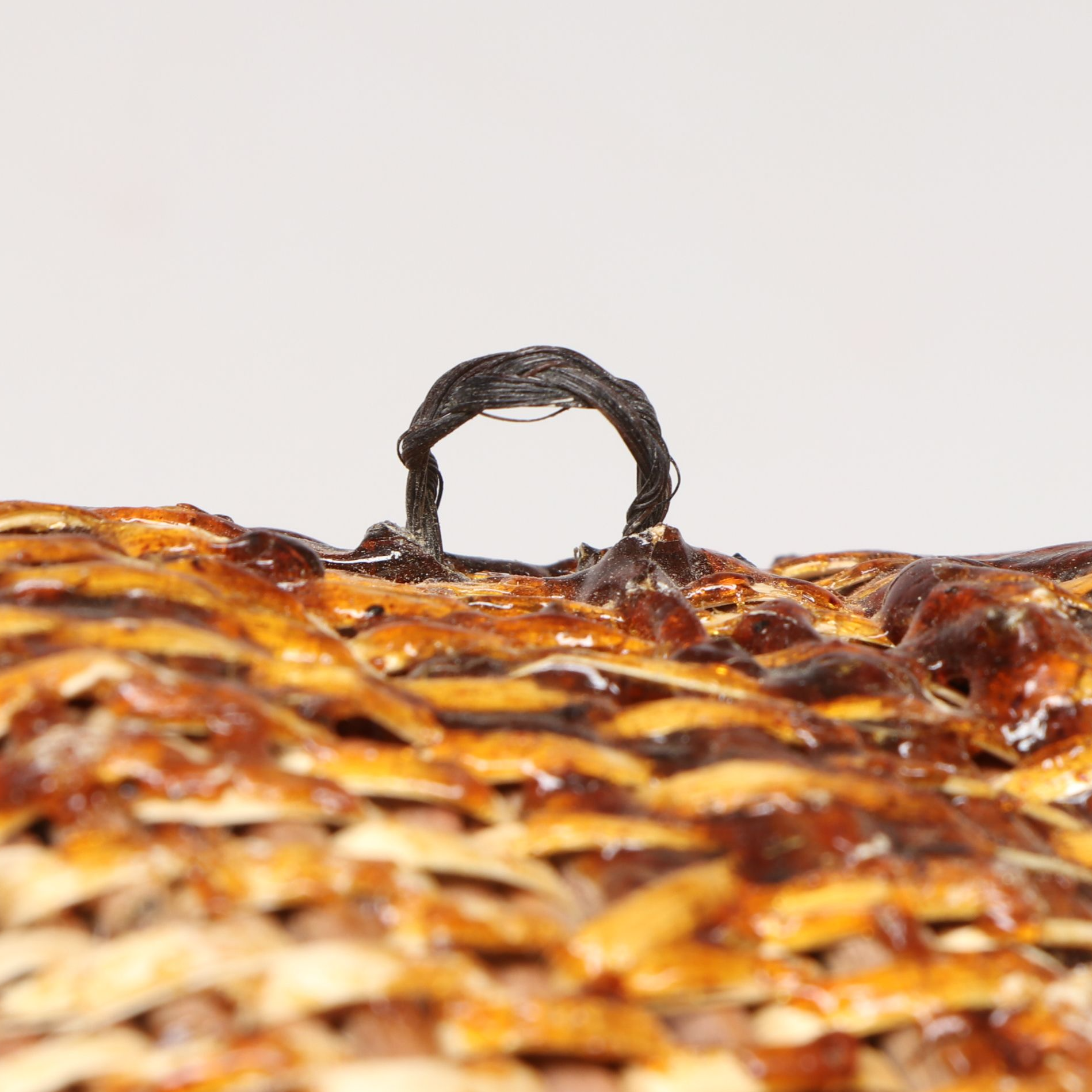 Etta Rock with Other Diné (Navajo) Sumac and Pine Pitch Vessels