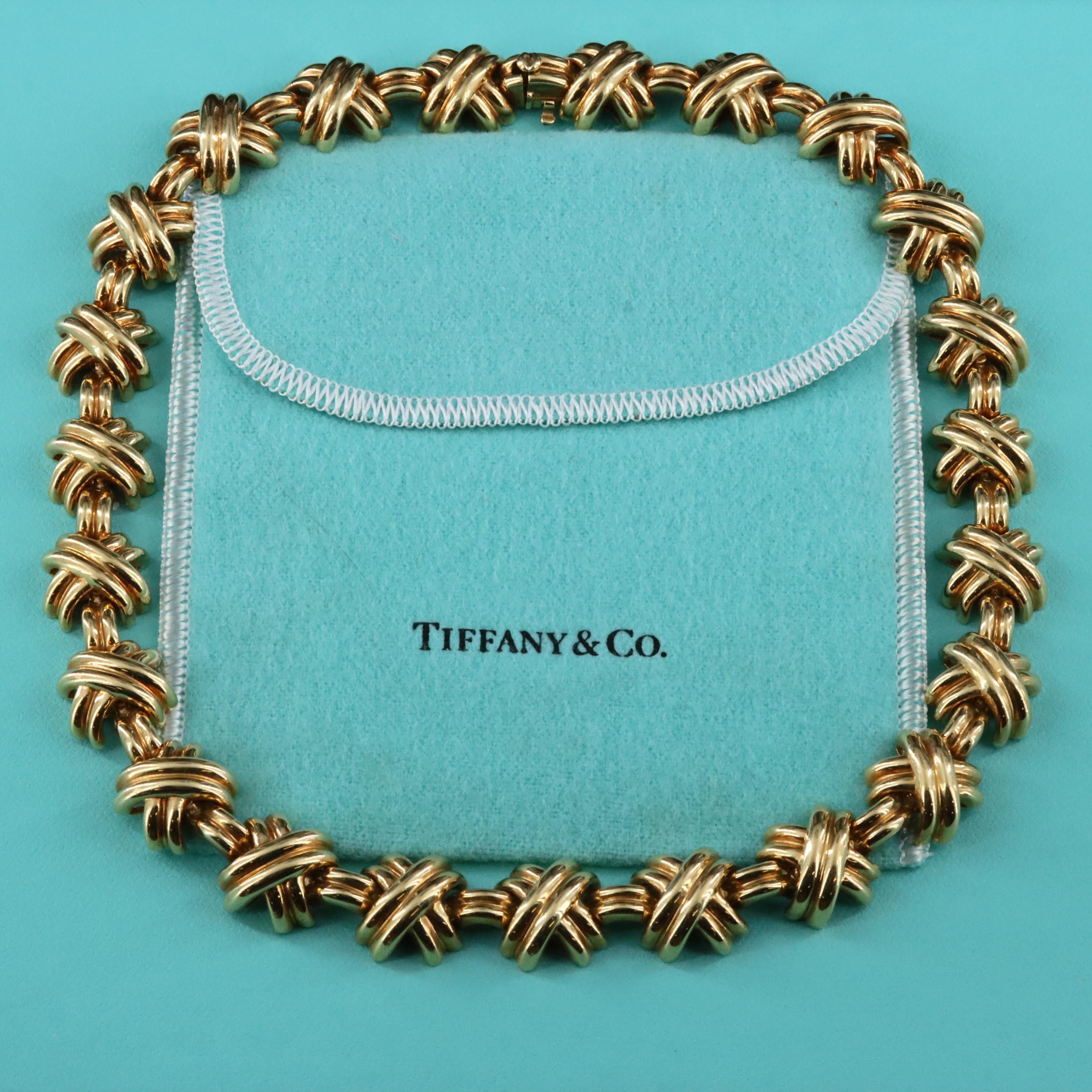Tiffany & Co. Signature X 18K Necklace
