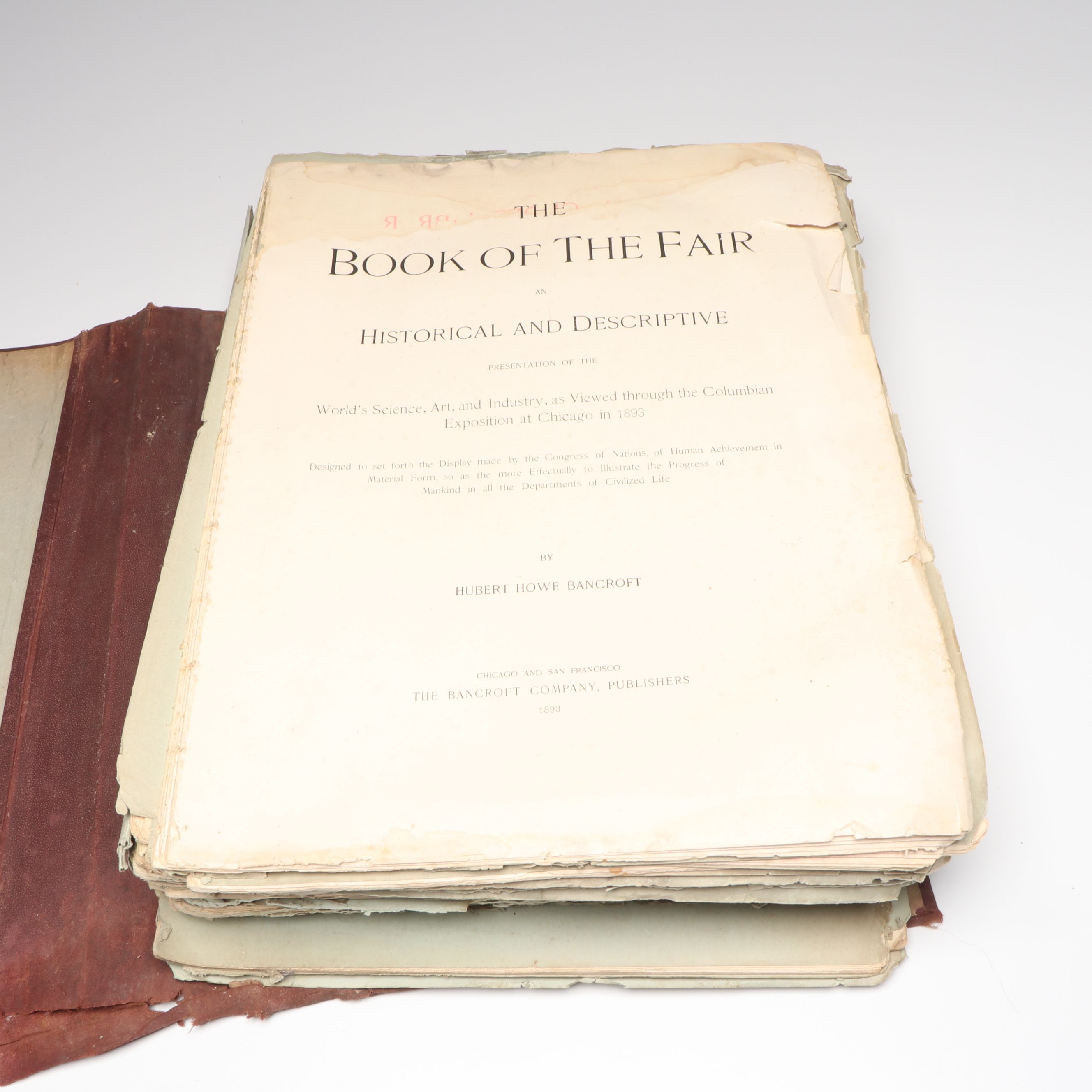 "The Book of the Fair" 1893 World's Columbian Expo Documentation Booklets, 1894