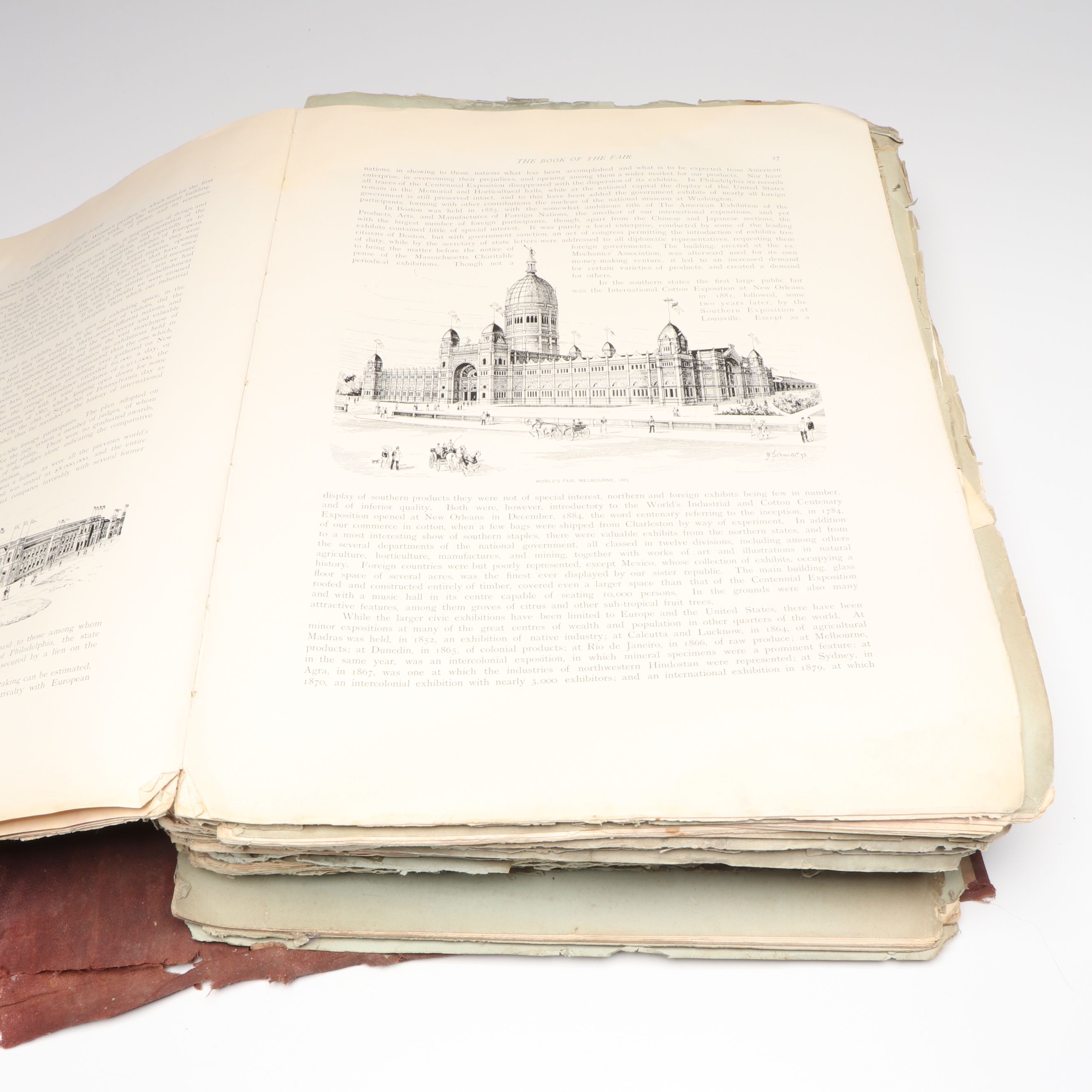 "The Book of the Fair" 1893 World's Columbian Expo Documentation Booklets, 1894