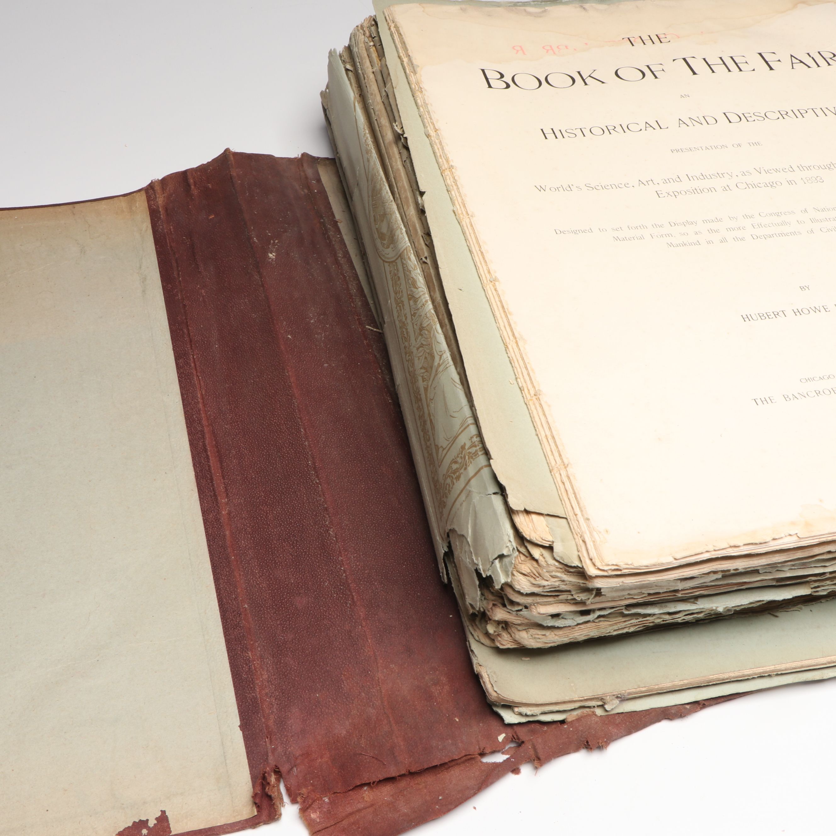 "The Book of the Fair" 1893 World's Columbian Expo Documentation Booklets, 1894