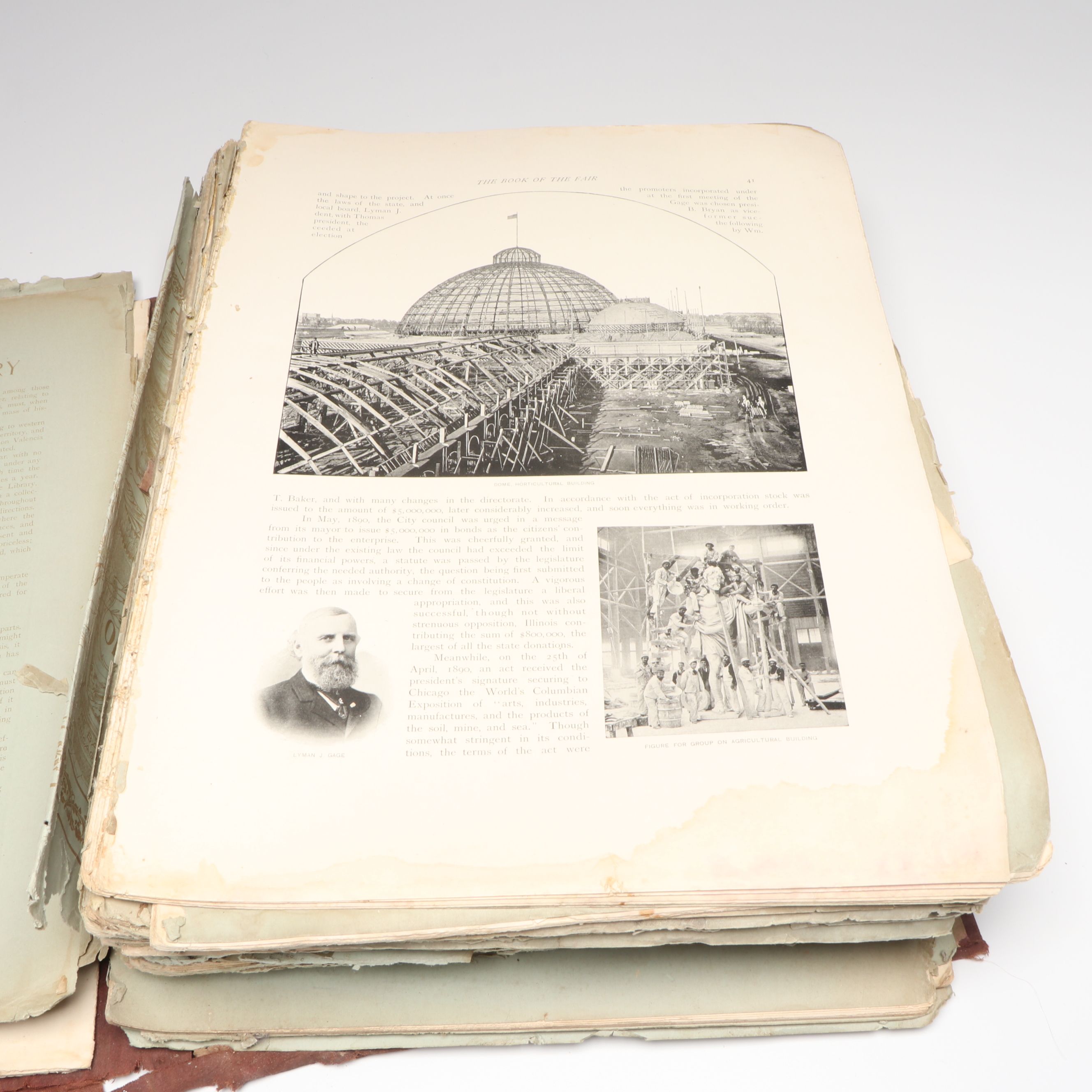 "The Book of the Fair" 1893 World's Columbian Expo Documentation Booklets, 1894