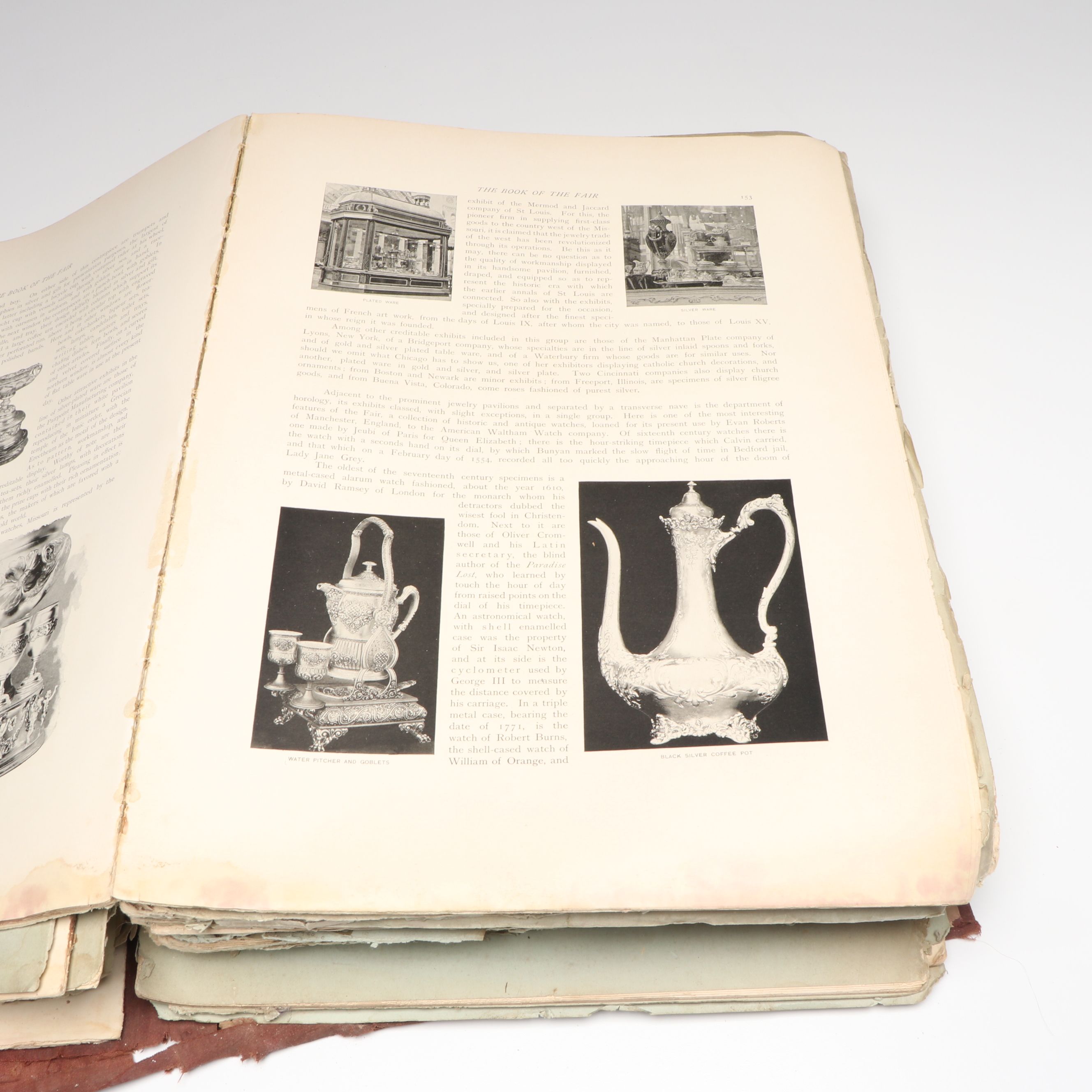 "The Book of the Fair" 1893 World's Columbian Expo Documentation Booklets, 1894