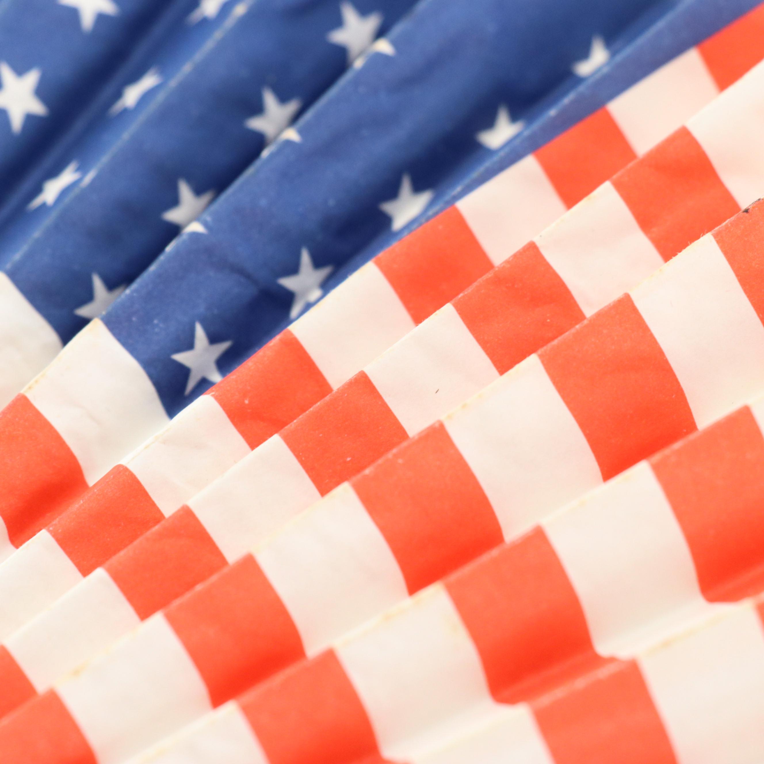 Convertible Faux Leather Clutch, Belt Buckles, and Folding Paper Fan