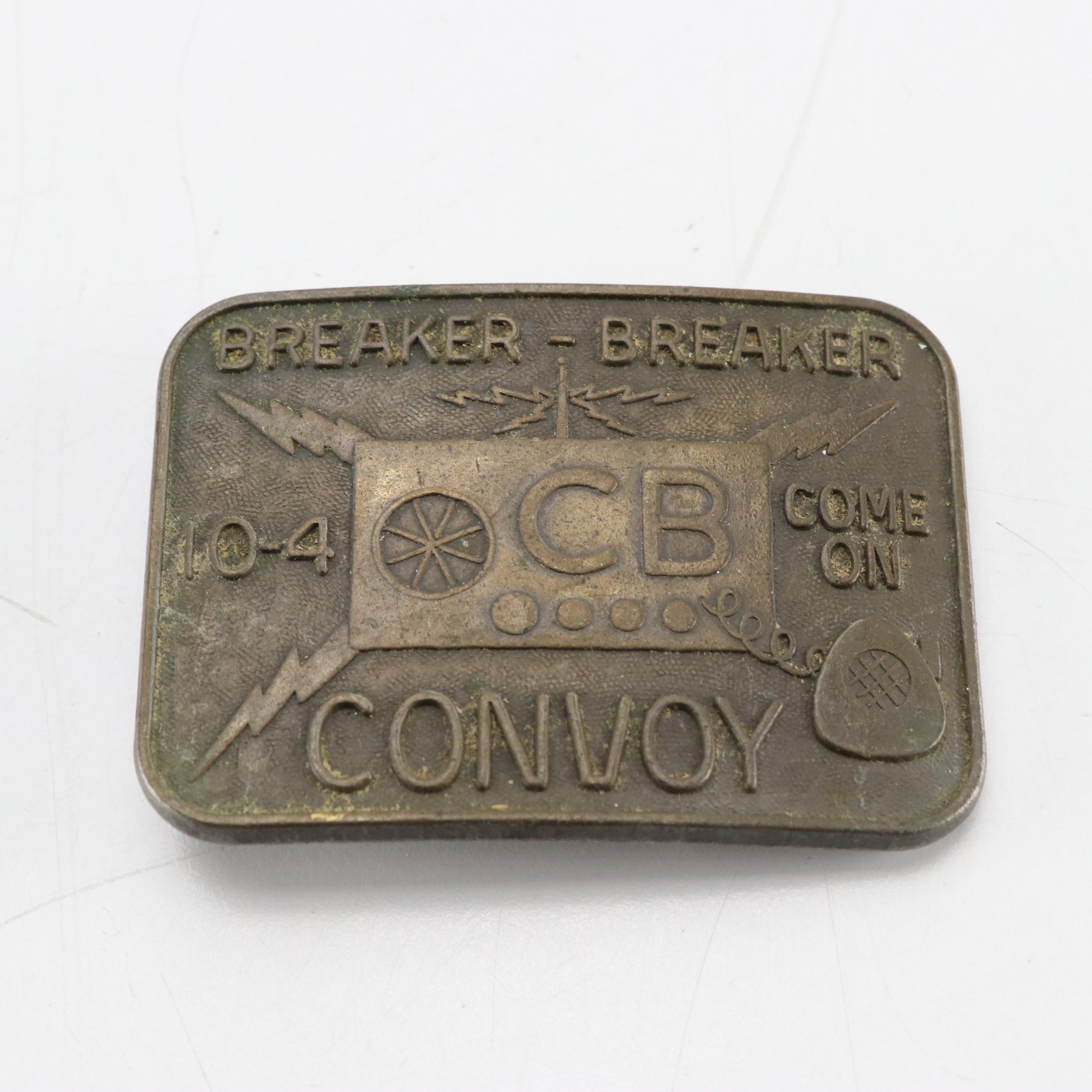 Convertible Faux Leather Clutch, Belt Buckles, and Folding Paper Fan