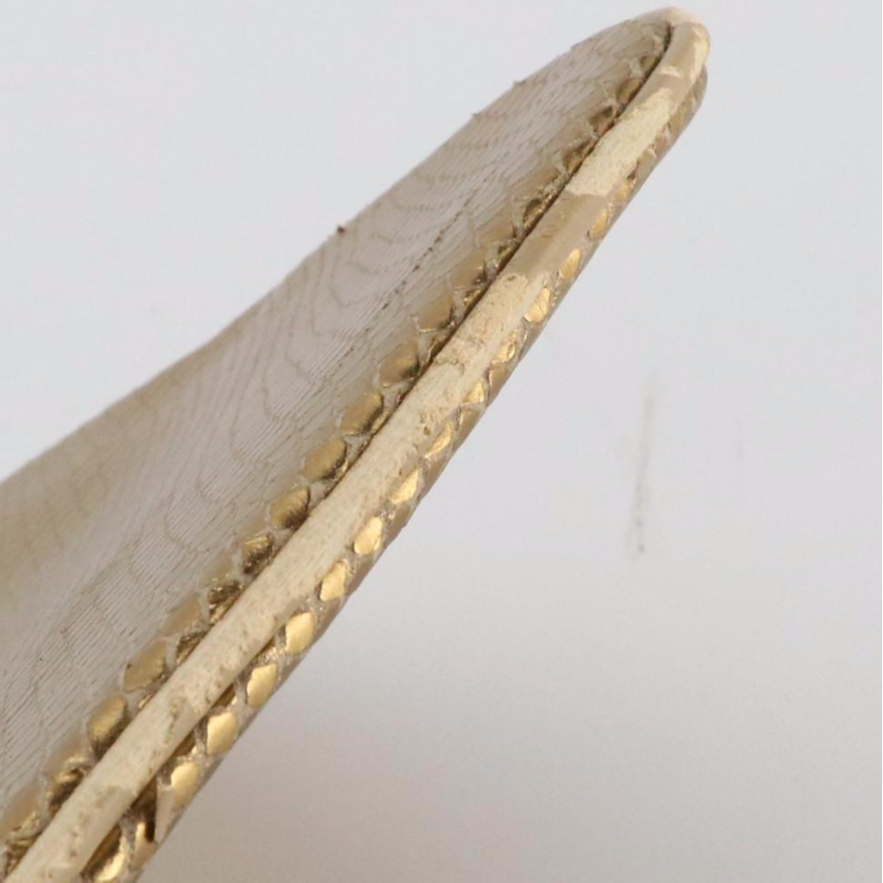 Convertible Faux Leather Clutch, Belt Buckles, and Folding Paper Fan