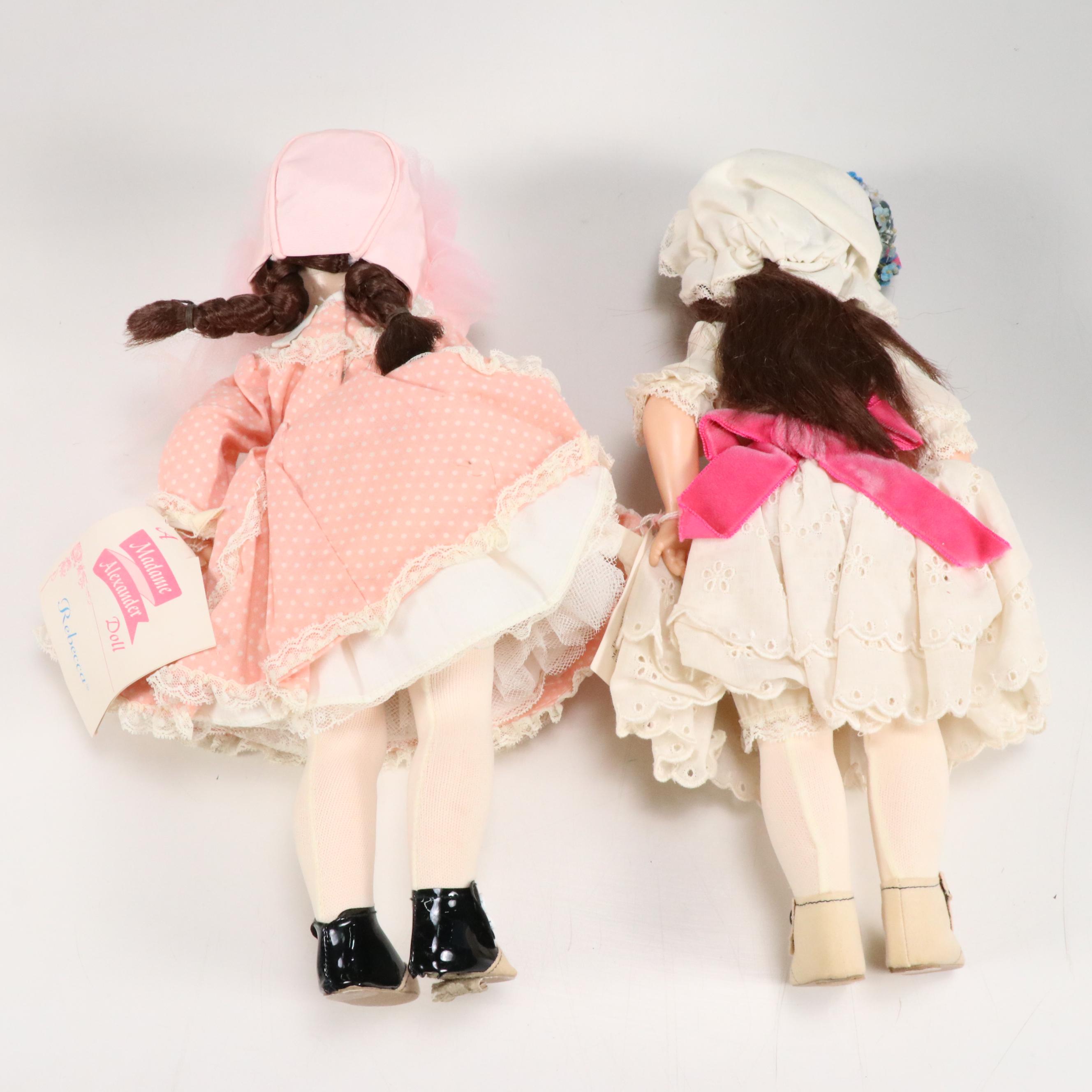 Madame Alexander "Elise" Doll with Porcelain Trinket Box and More Vintage Dolls