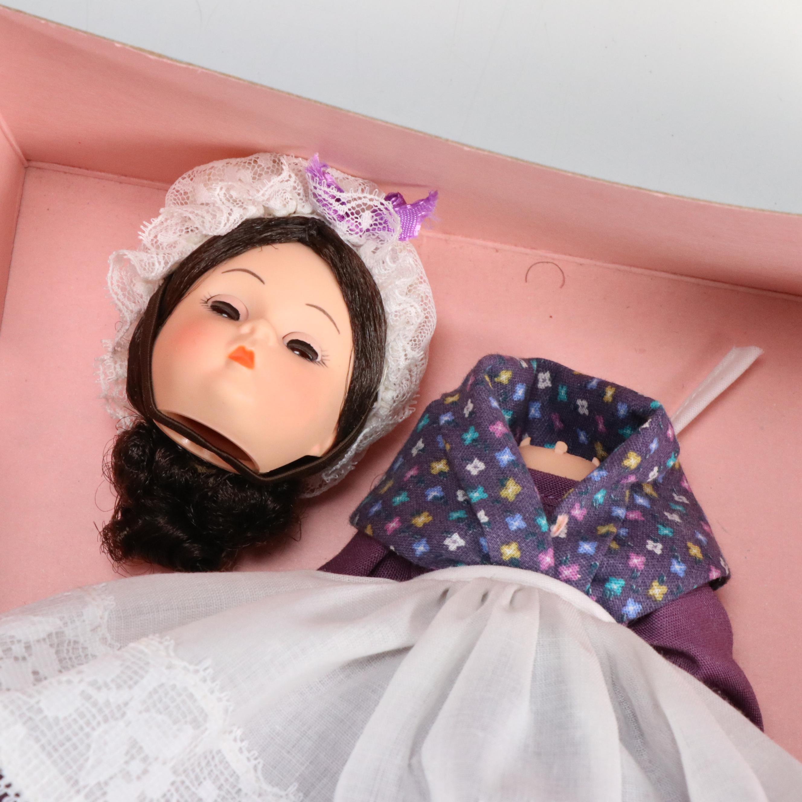 Madame Alexander "Elise" Doll with Porcelain Trinket Box and More Vintage Dolls