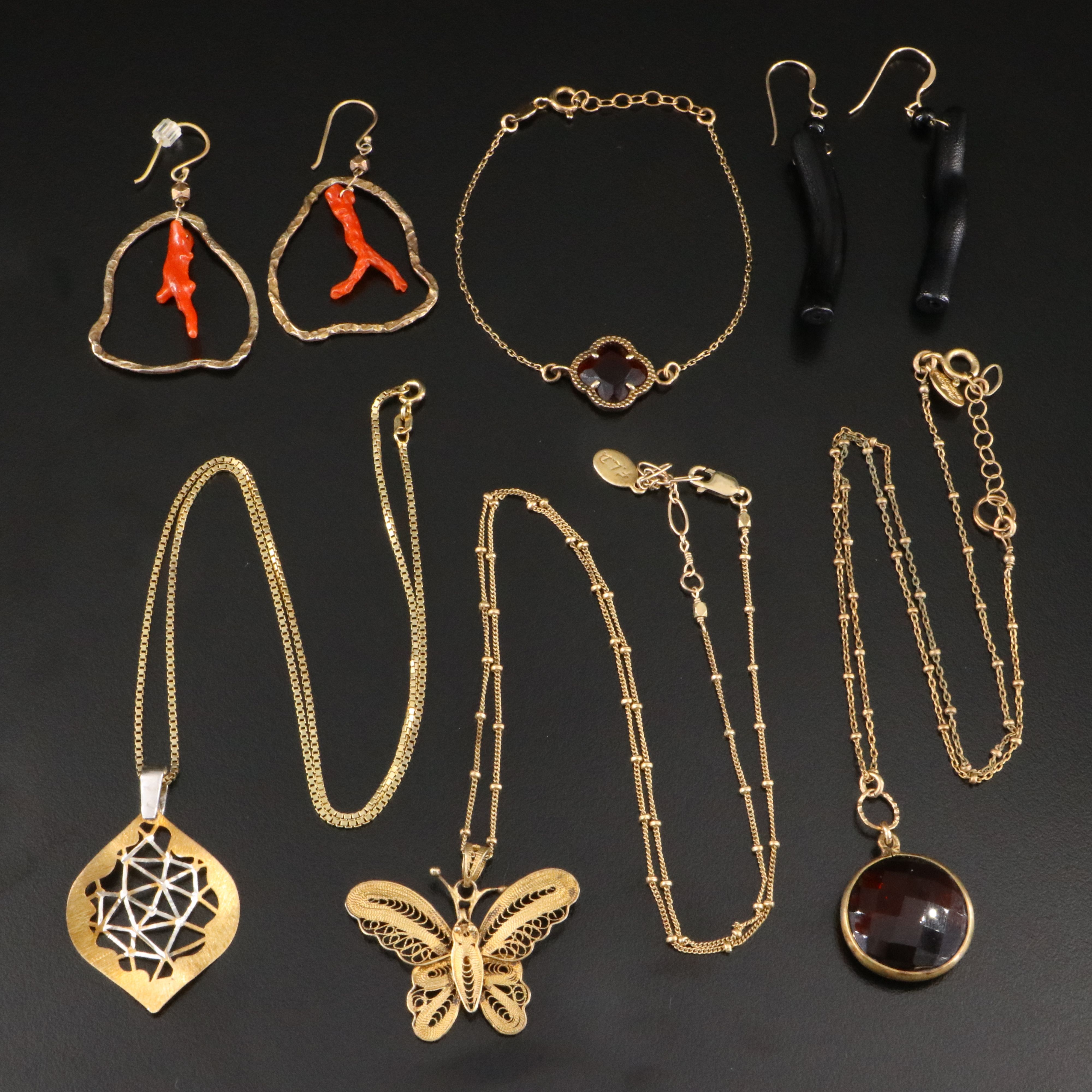 Black Coral, Sterling and Dyadema Featured in Jewelry Collection