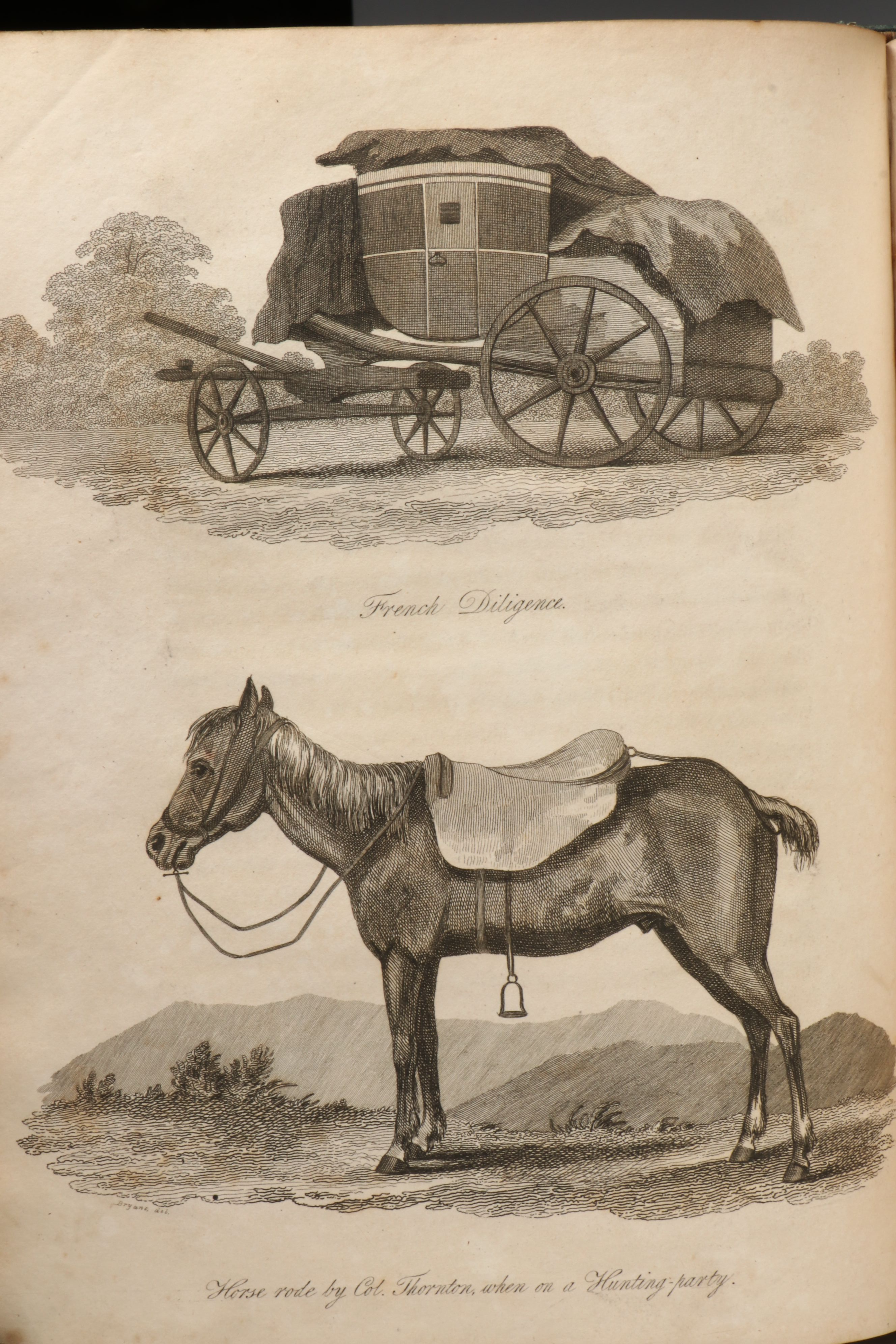 "A Sporting Tour Through France" Two-Volume Set by Thomas Thornton, 1806