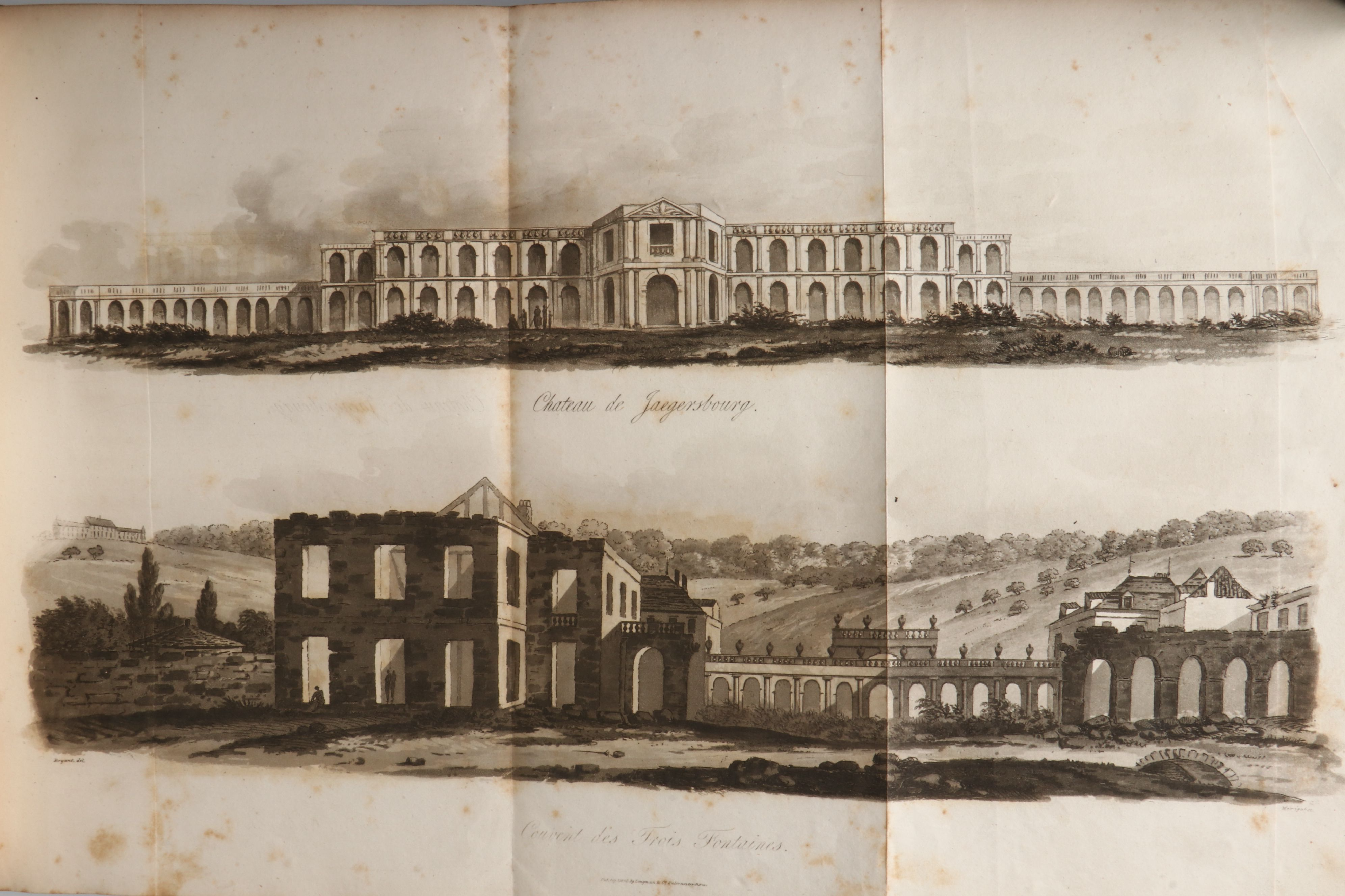 "A Sporting Tour Through France" Two-Volume Set by Thomas Thornton, 1806