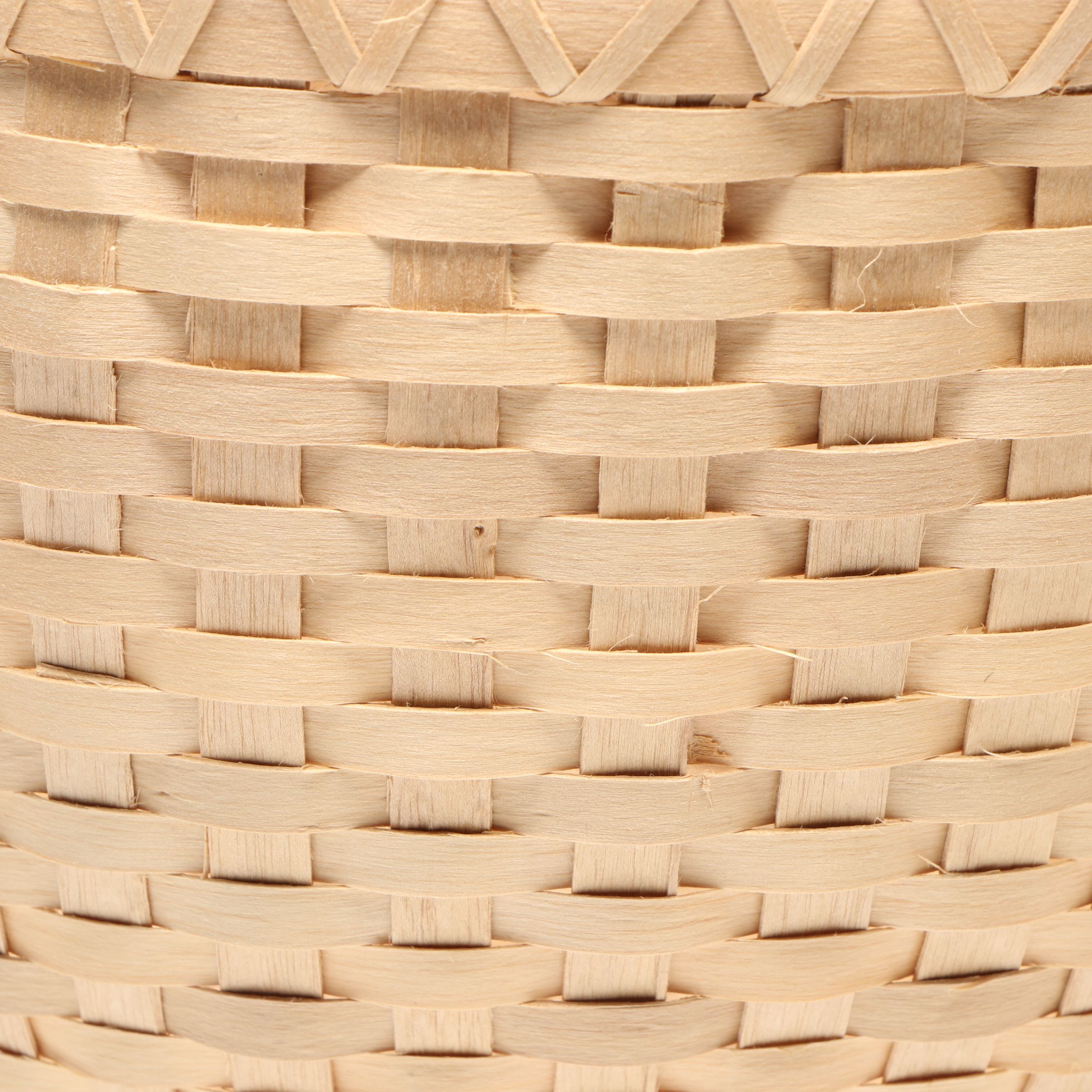 Martin Francis Penobscot Woven Brown Ash Fiber and Maple Handle Egg Baskets