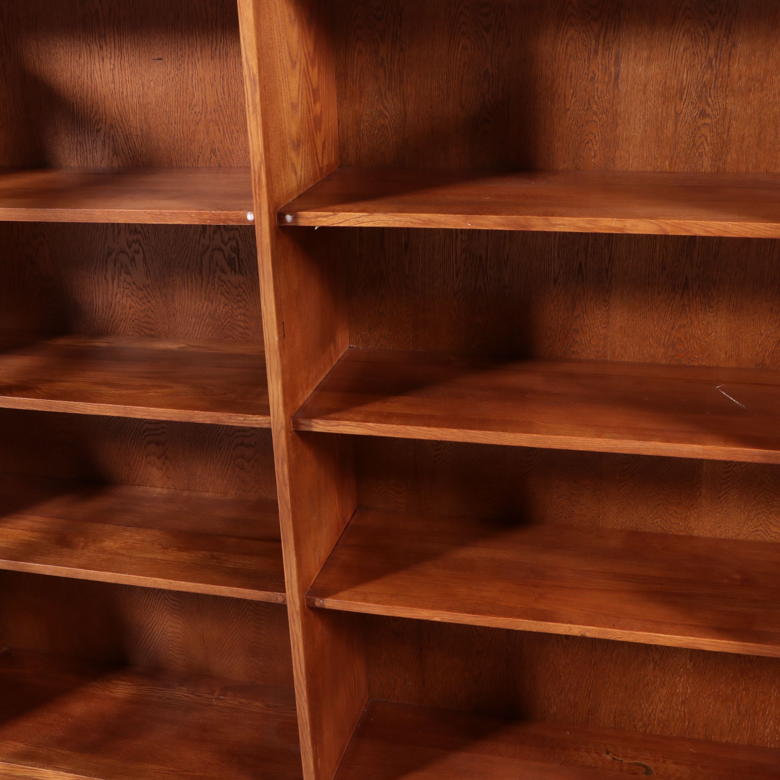 Craftsman Style Oak Cabinet Bookcase