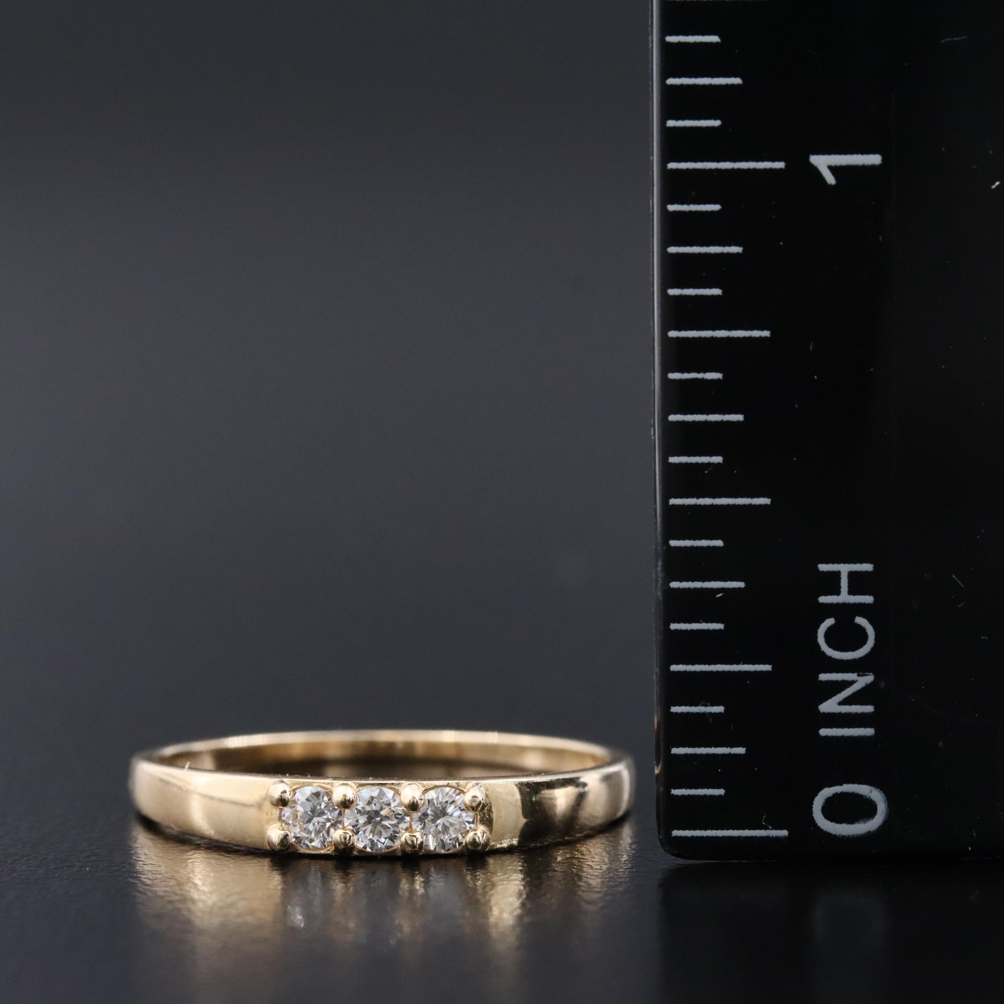14K 0.18 CTW Diamond Ring