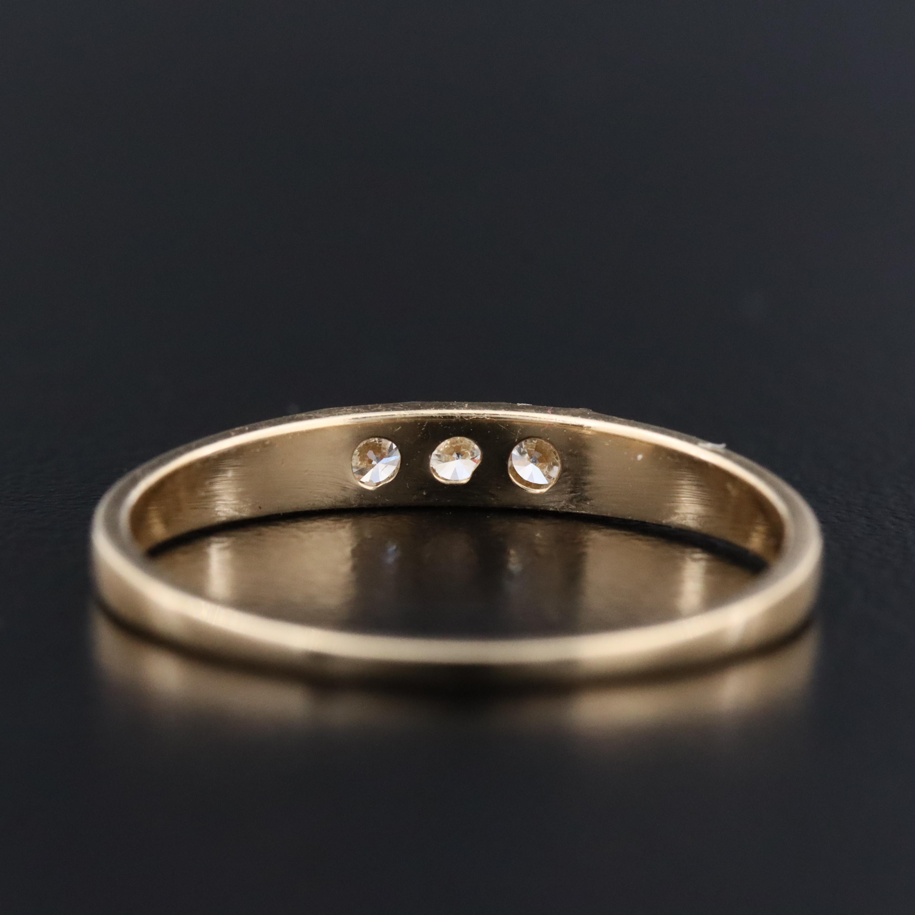 14K 0.18 CTW Diamond Ring