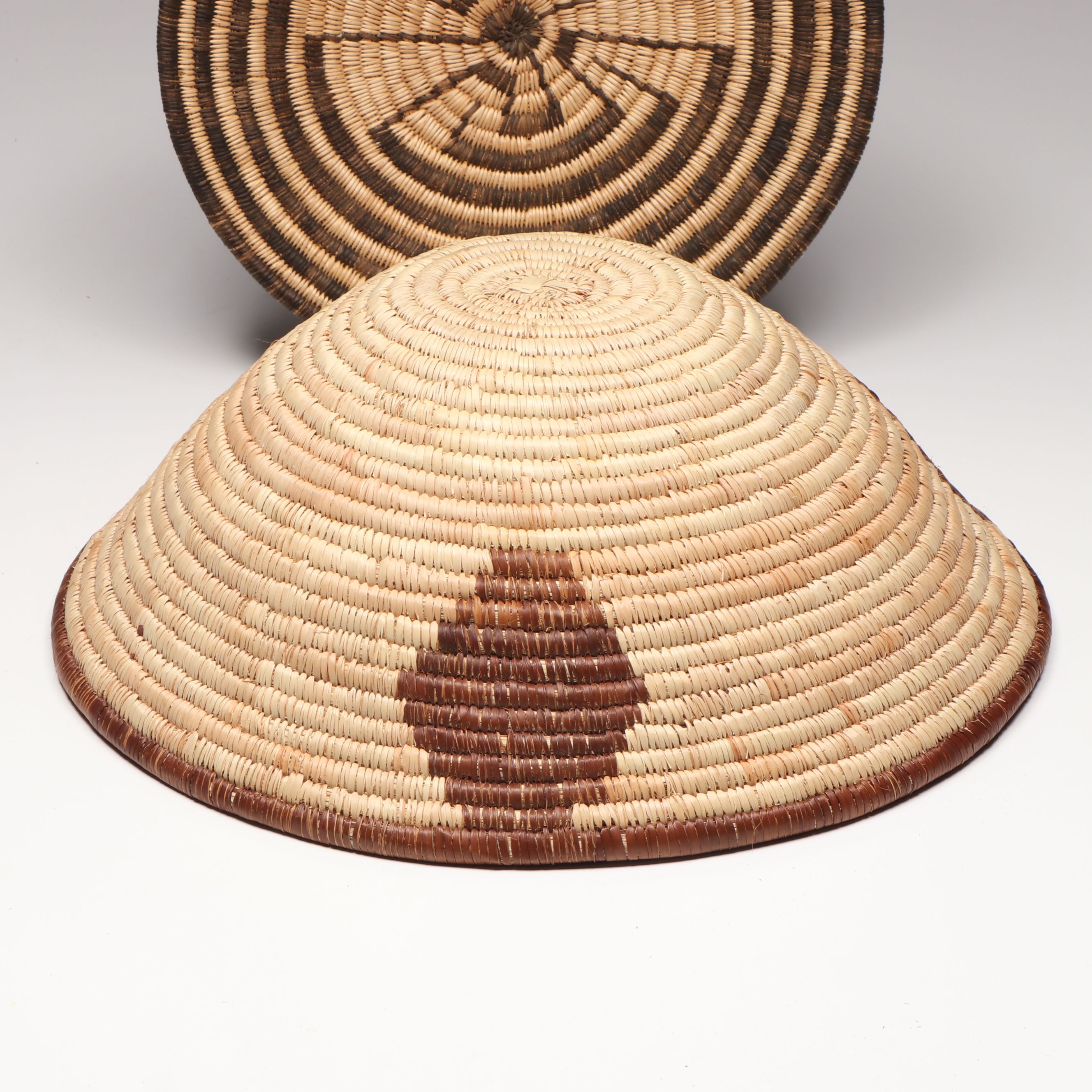 Namibian Ovambo Peoples Woven Plant Fiber Basketry