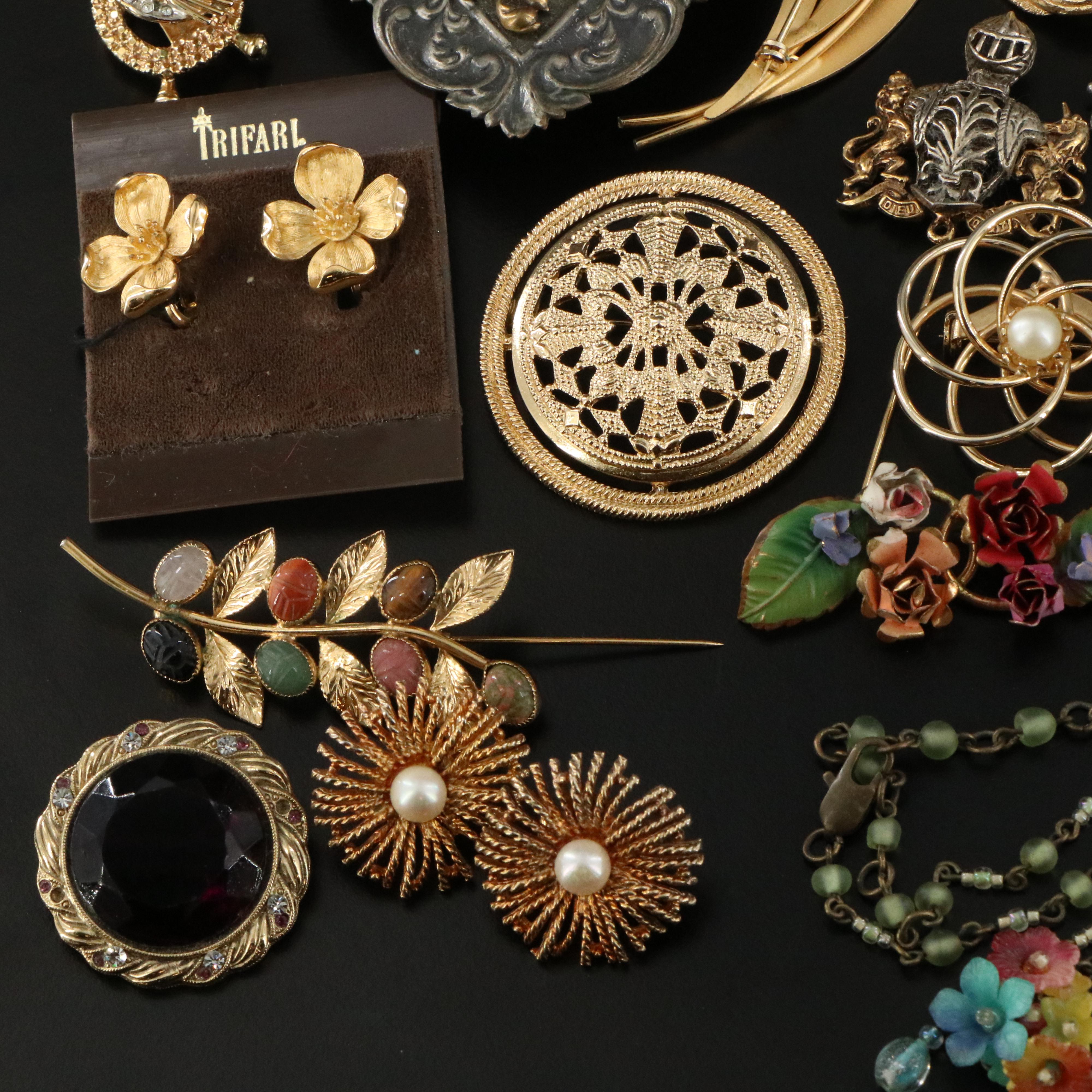 Joan Rivers, Tiger's Eye and Aventurine Featured in Vintage Jewelry