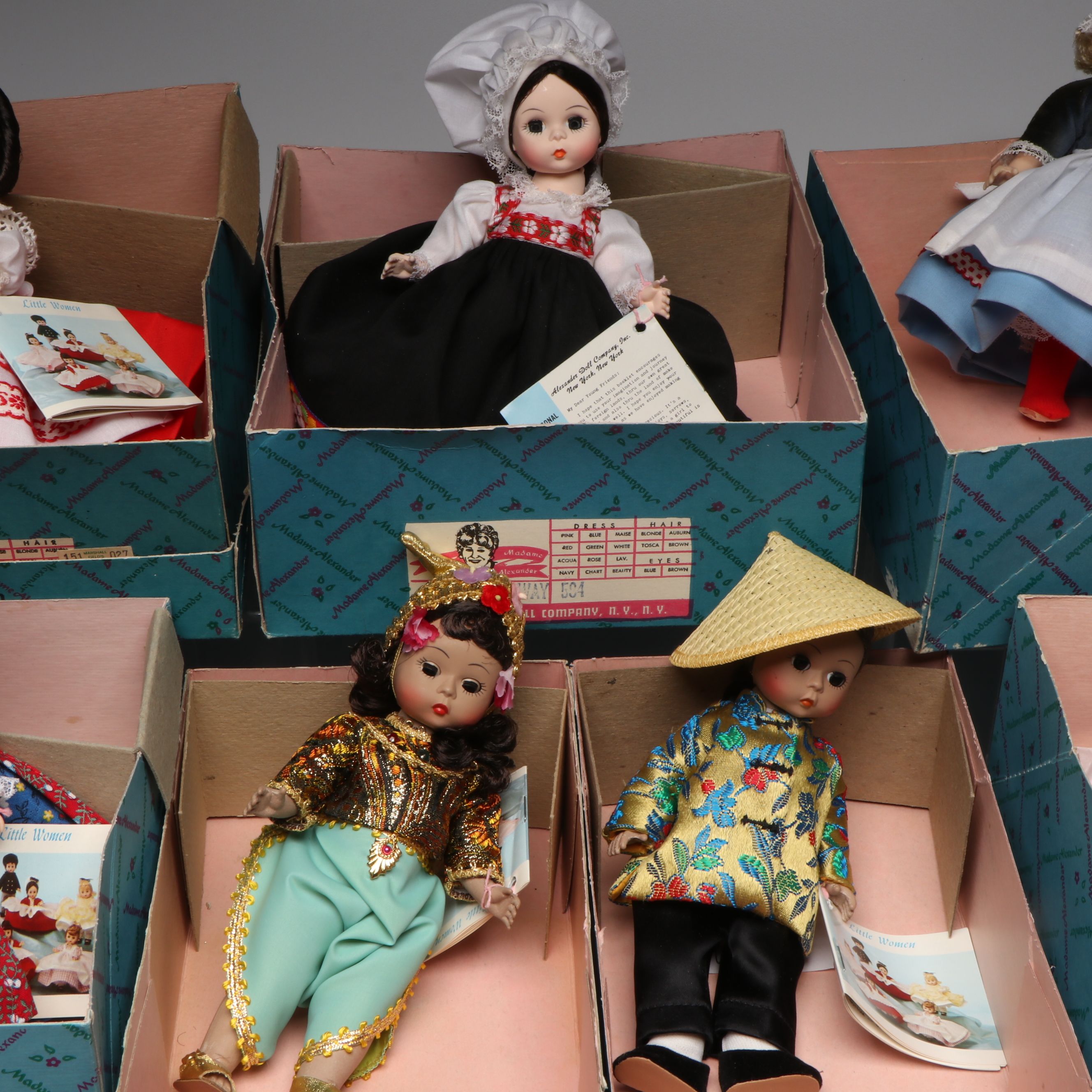 International Series "Russia," "Netherlands," and More Madame Alexander Dolls