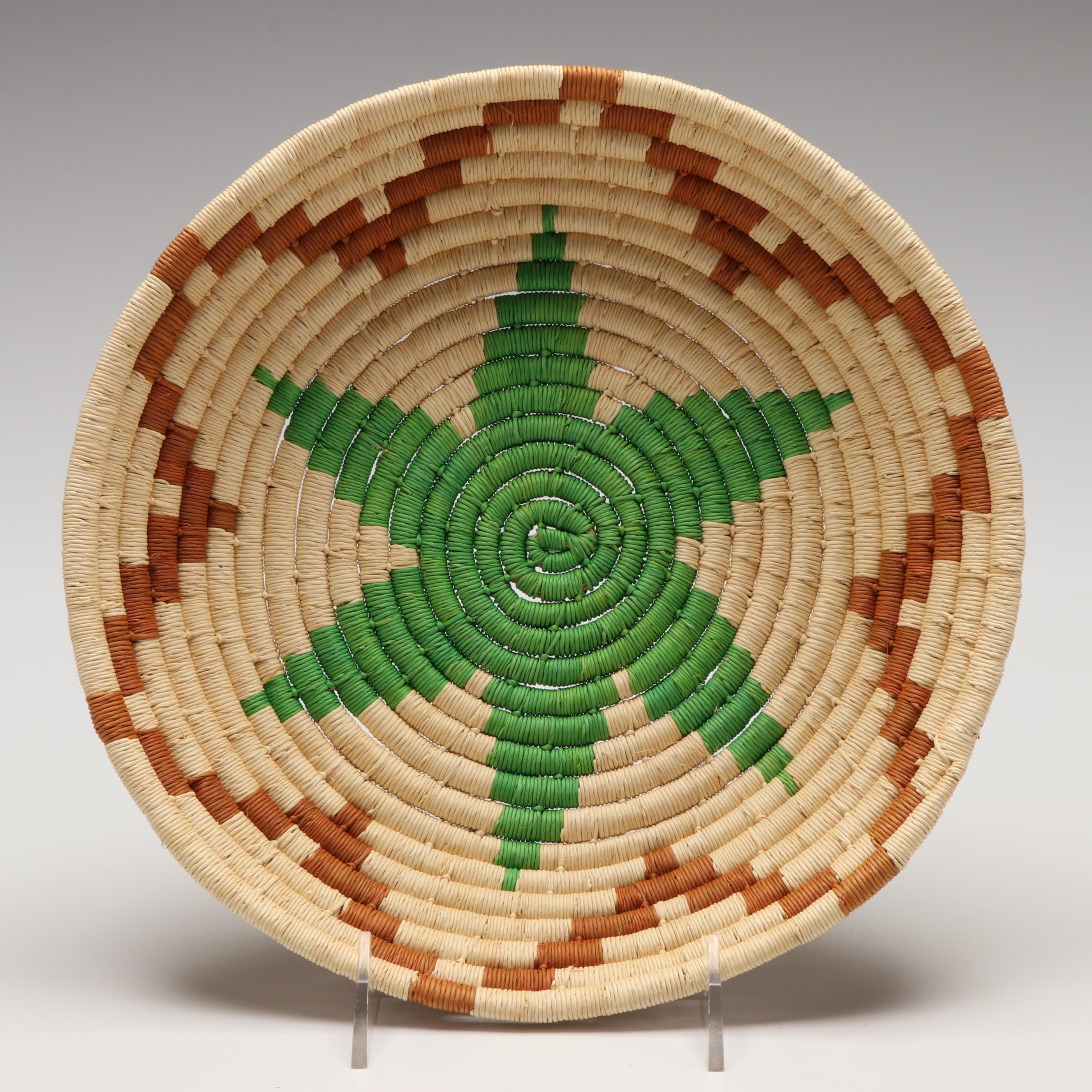 Honduran Lenca People Handwoven Junco Grass Baskets