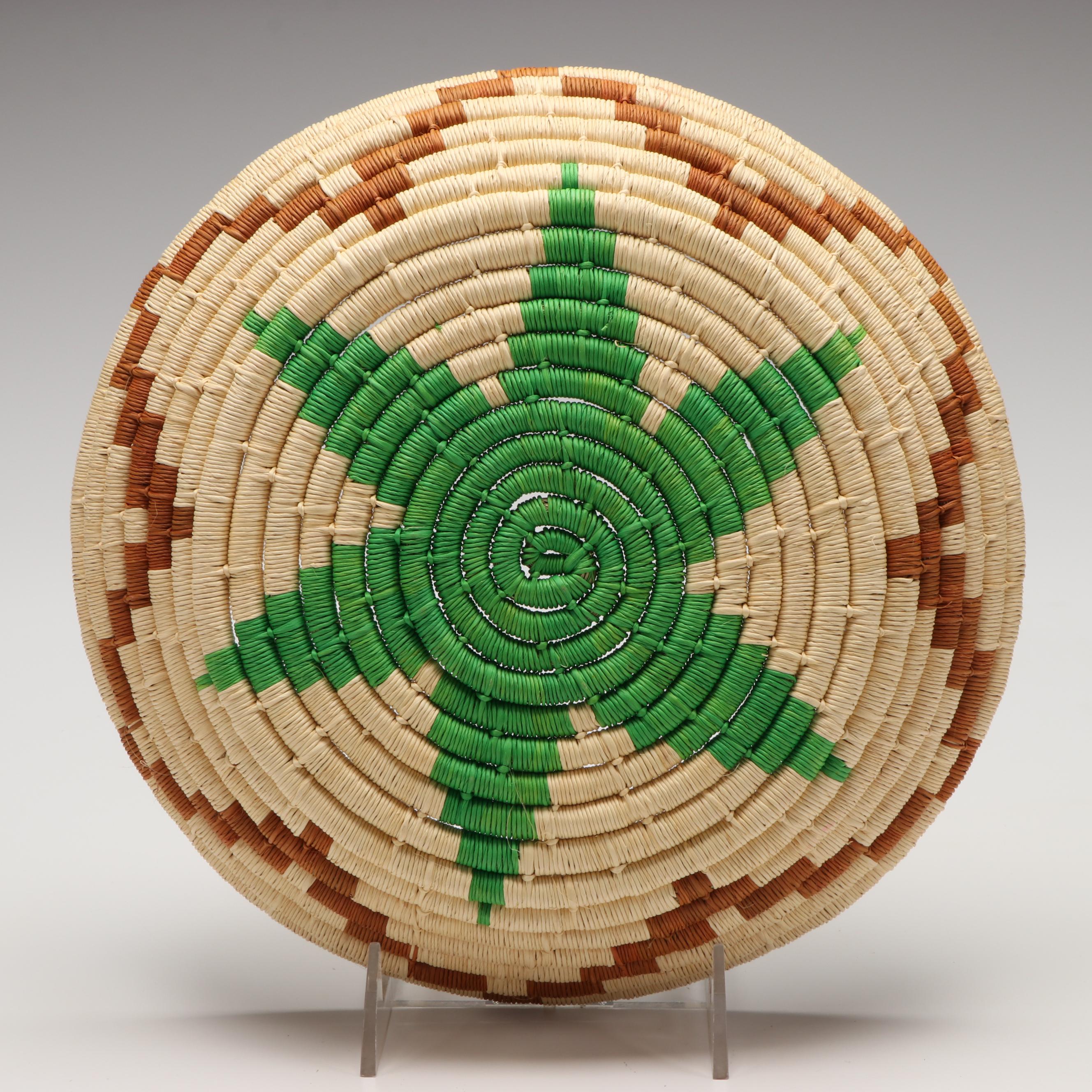 Honduran Lenca People Handwoven Junco Grass Baskets