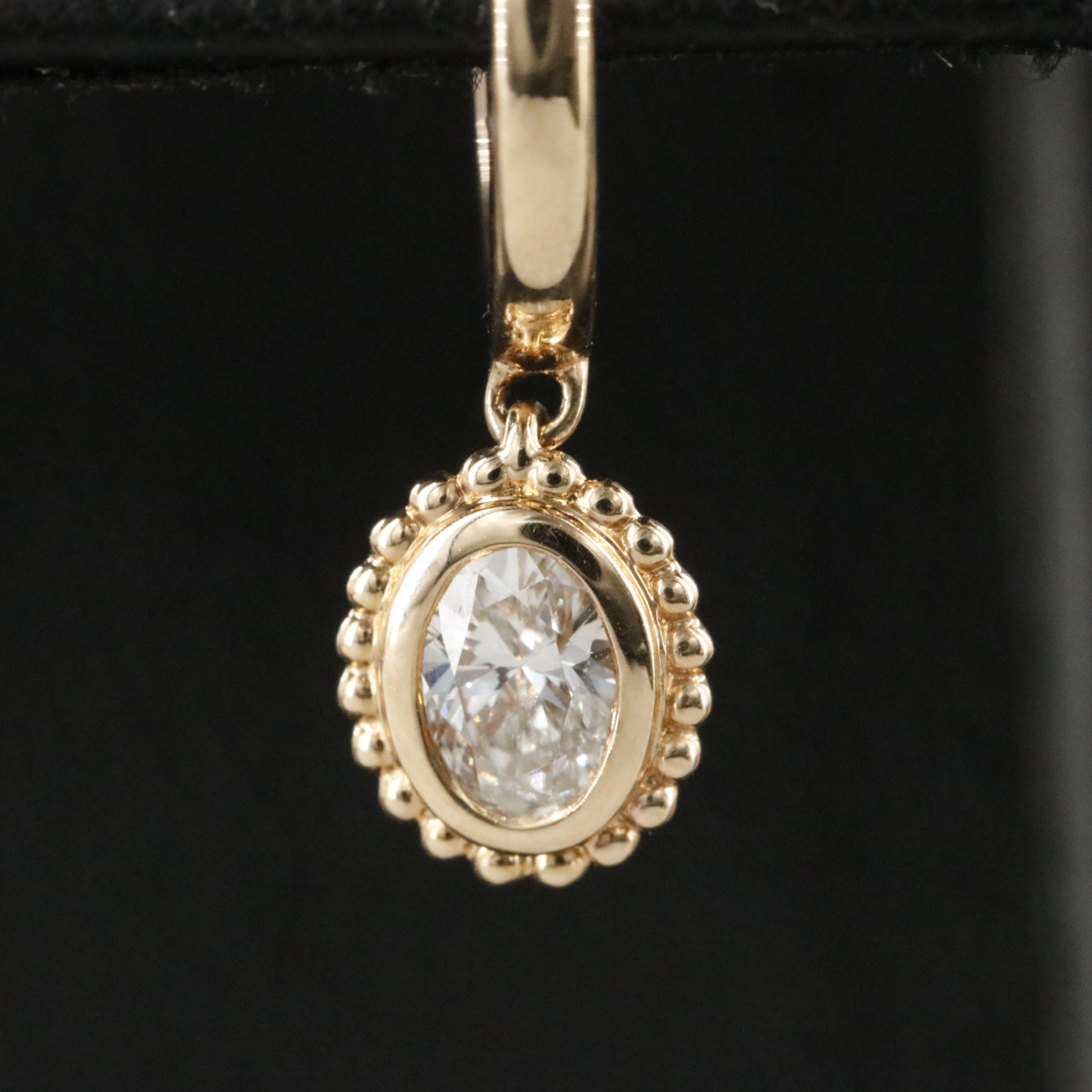 14K 0.64 CTW Lab Grown Diamond Earrings