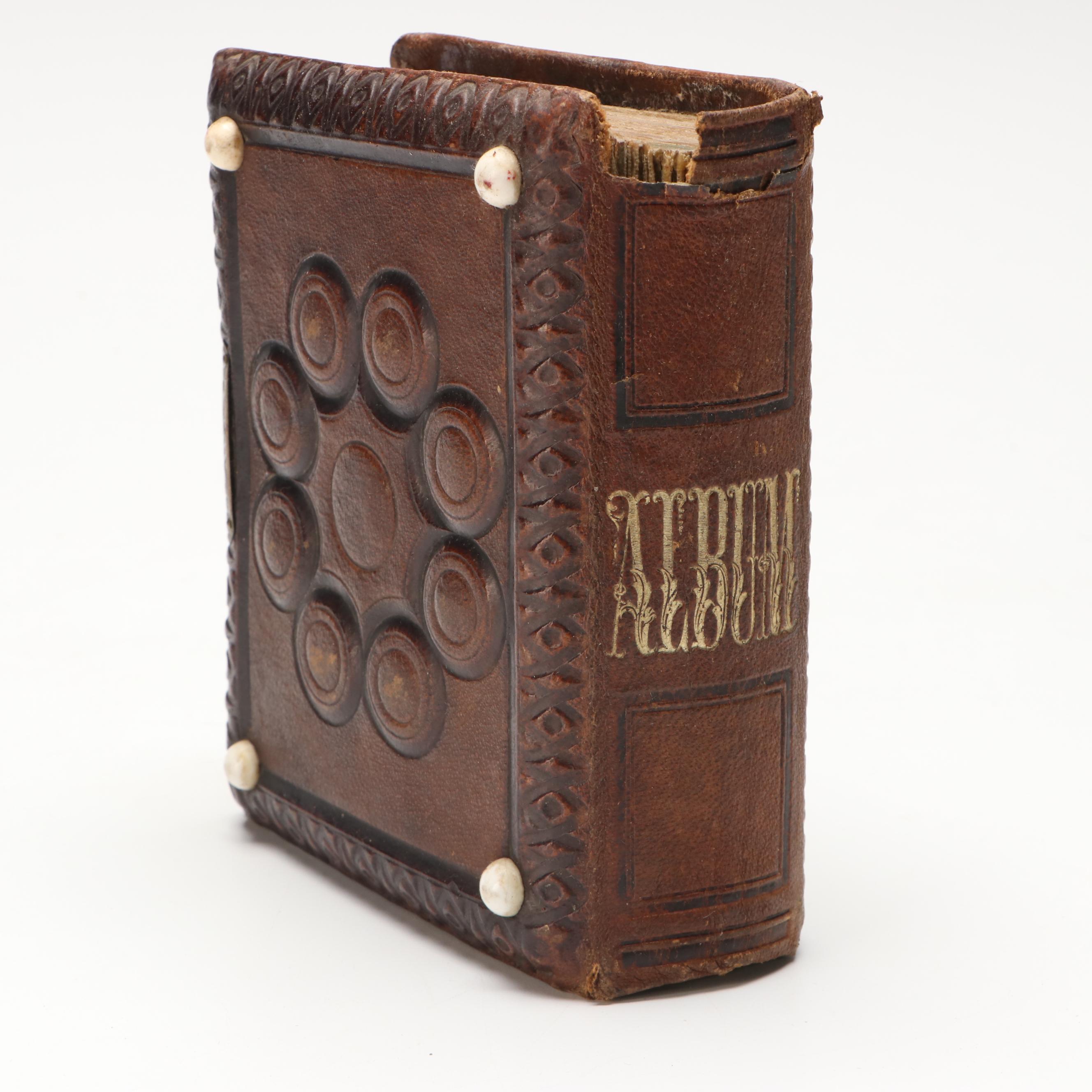 Carte de Visite with Other Portraits of Men, Women and Children, Mid-19th C.