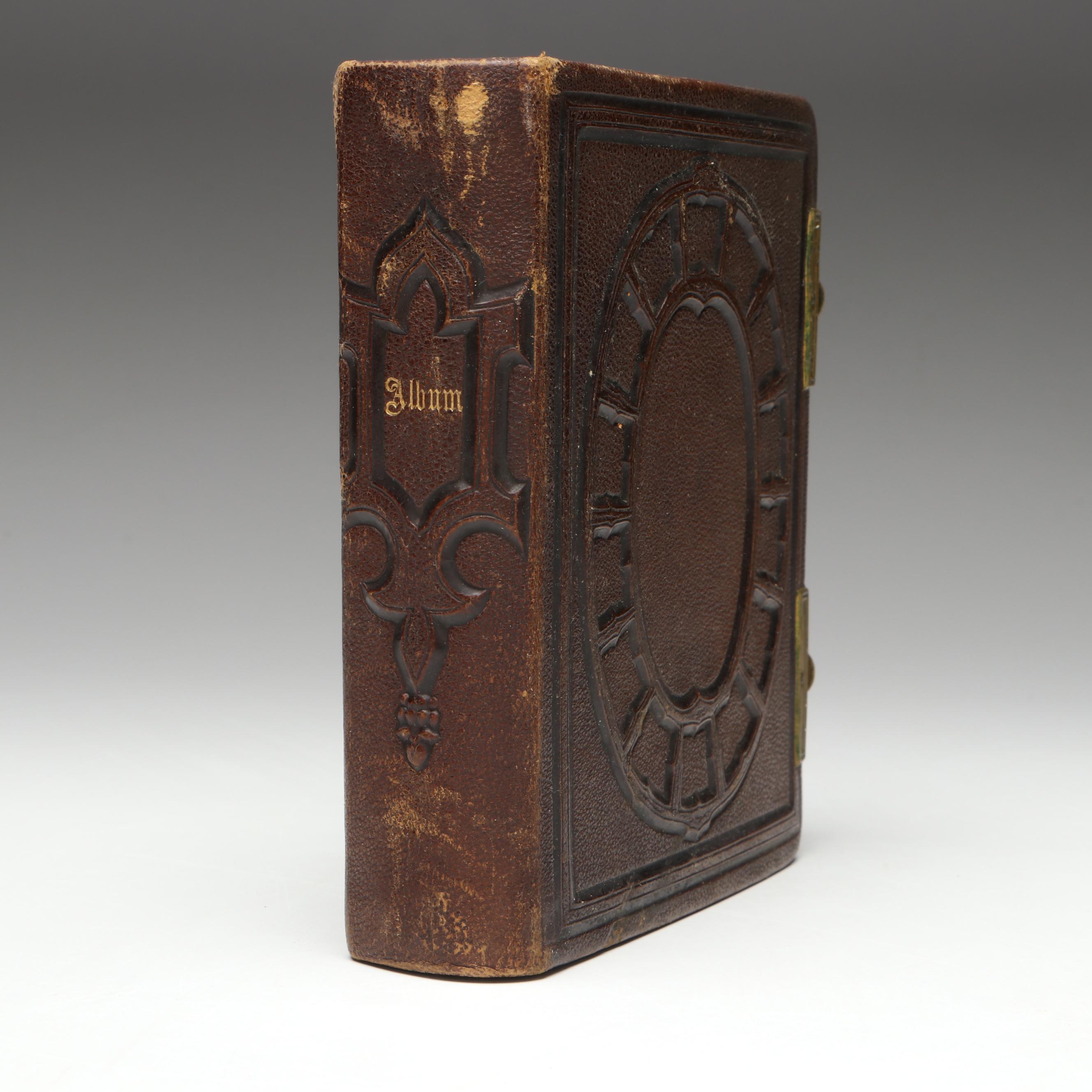 Carte de Visite with Other Portraits of Men, Women and Children, Mid-19th C.