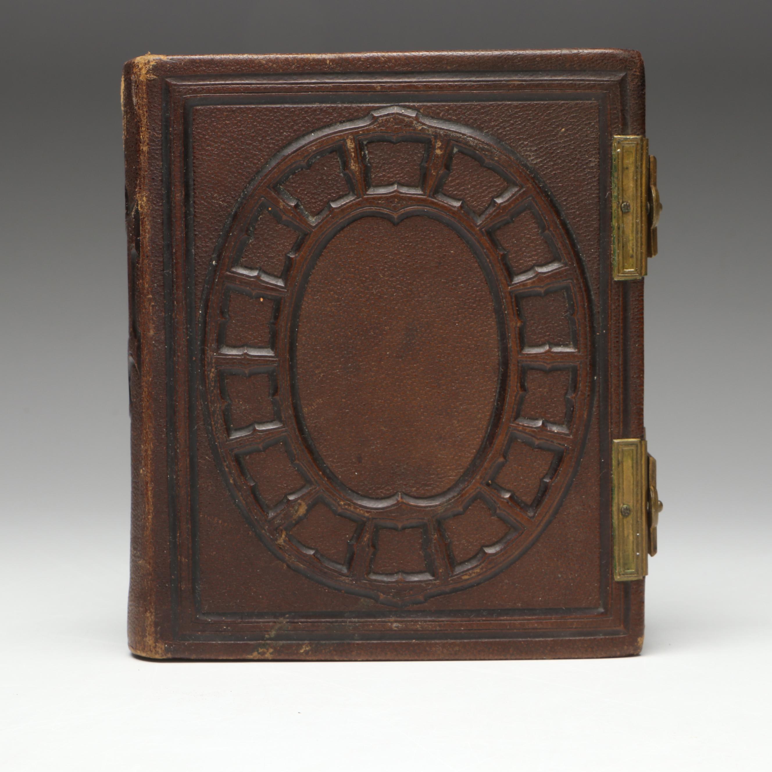 Carte de Visite with Other Portraits of Men, Women and Children, Mid-19th C.