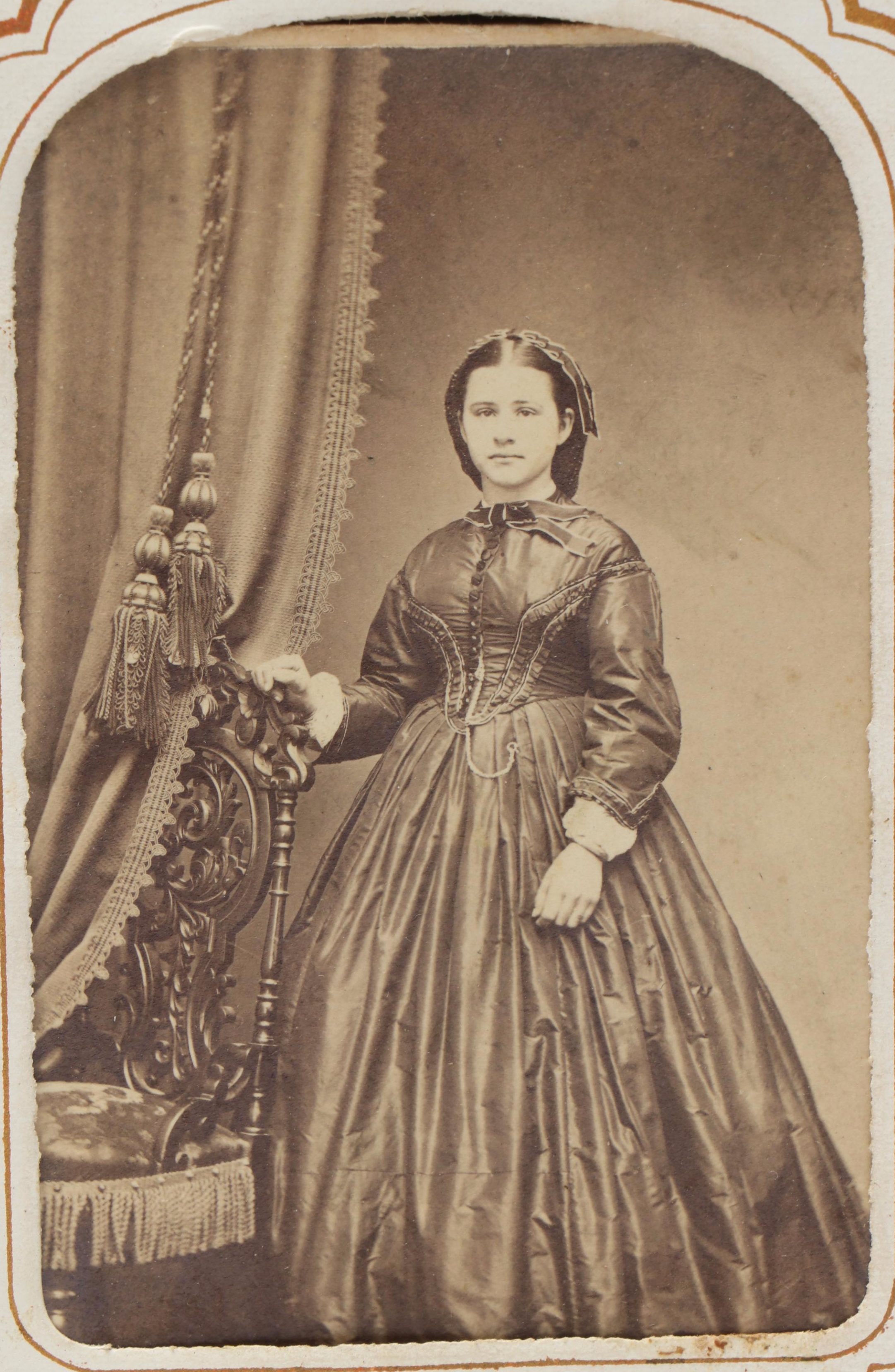 Carte de Visite with Other Portraits of Men, Women and Children, Mid-19th C.