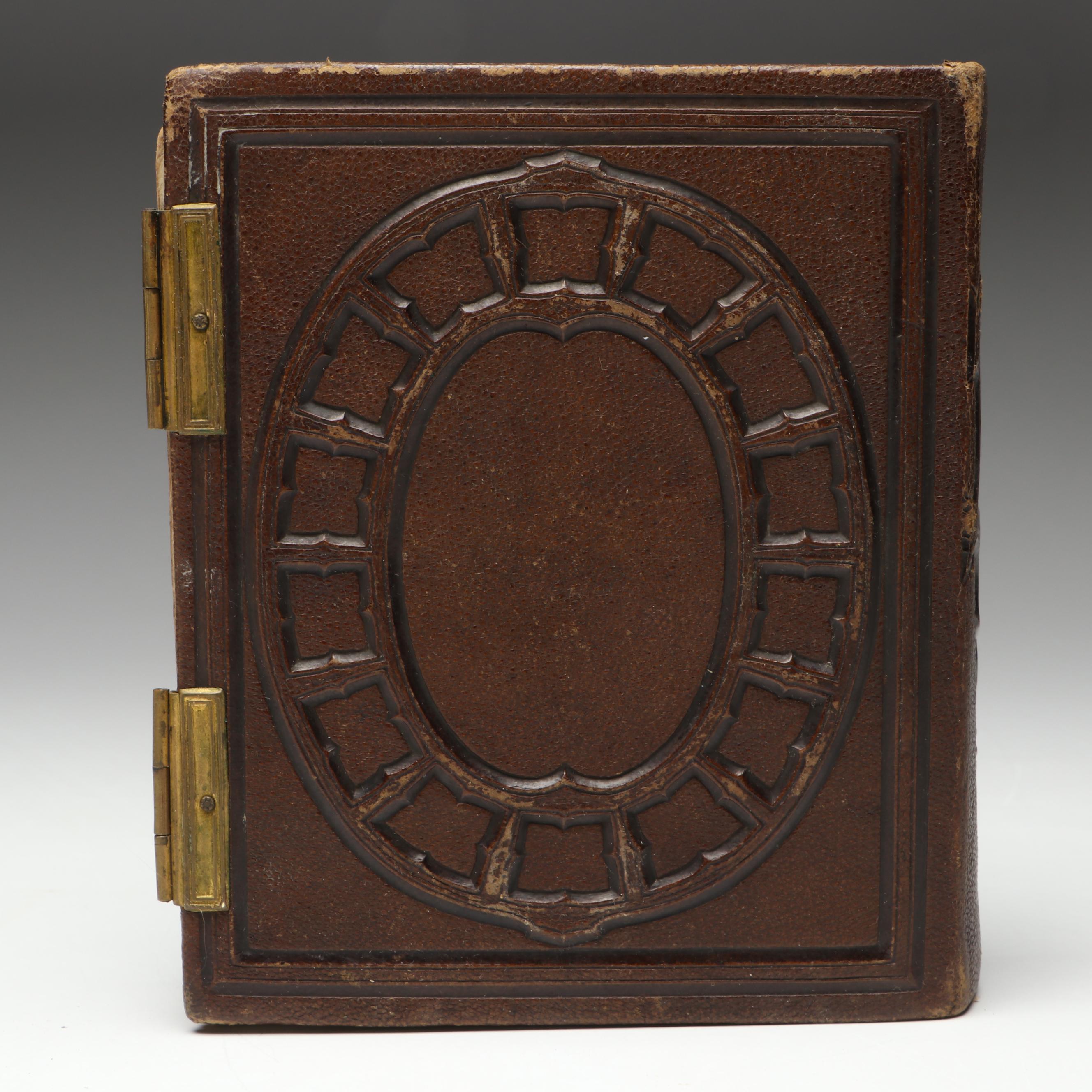 Carte de Visite with Other Portraits of Men, Women and Children, Mid-19th C.