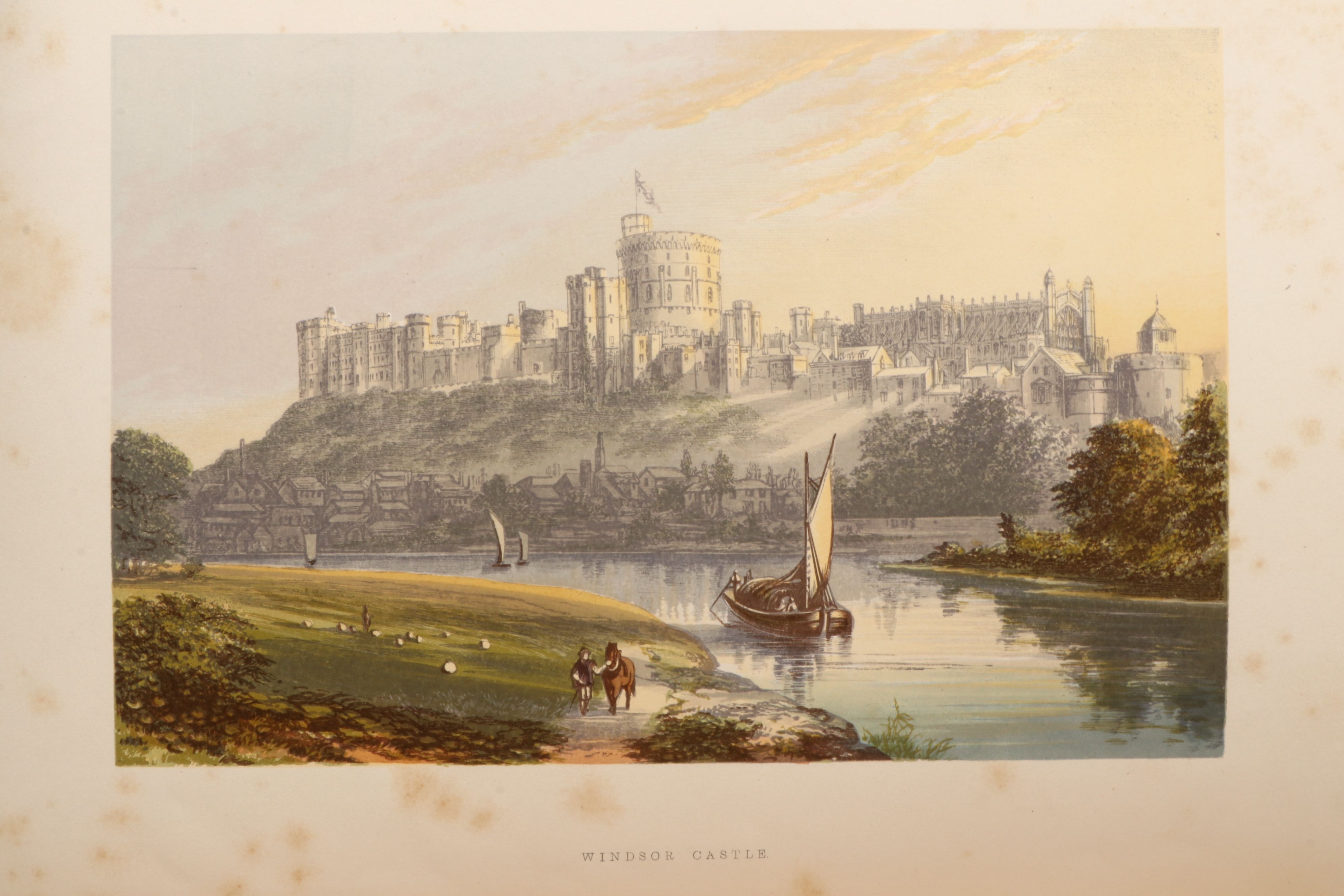 "Series of Picturesque Views of Seats of Great Britain and Ireland" Partial Set