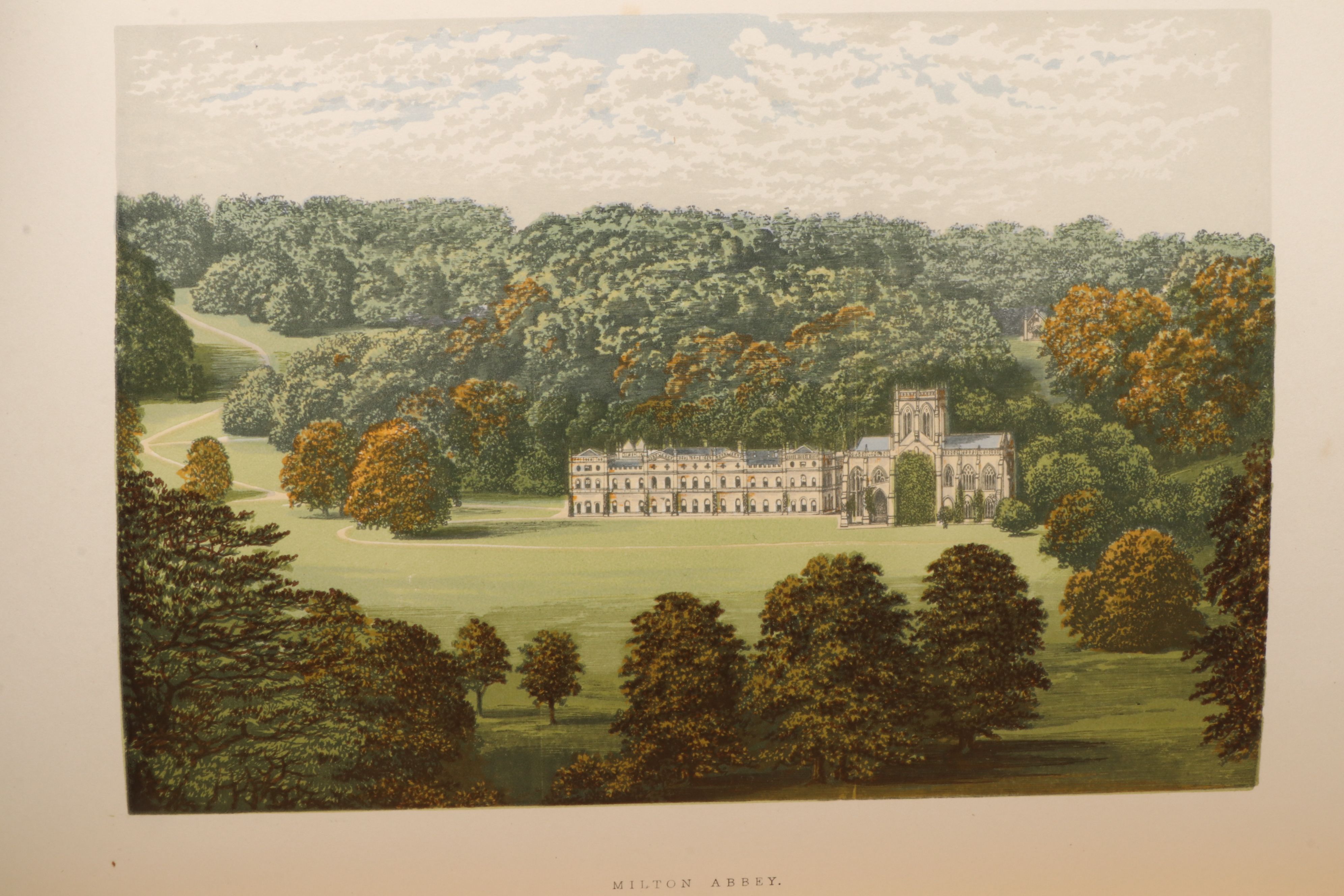 "Series of Picturesque Views of Seats of Great Britain and Ireland" Partial Set