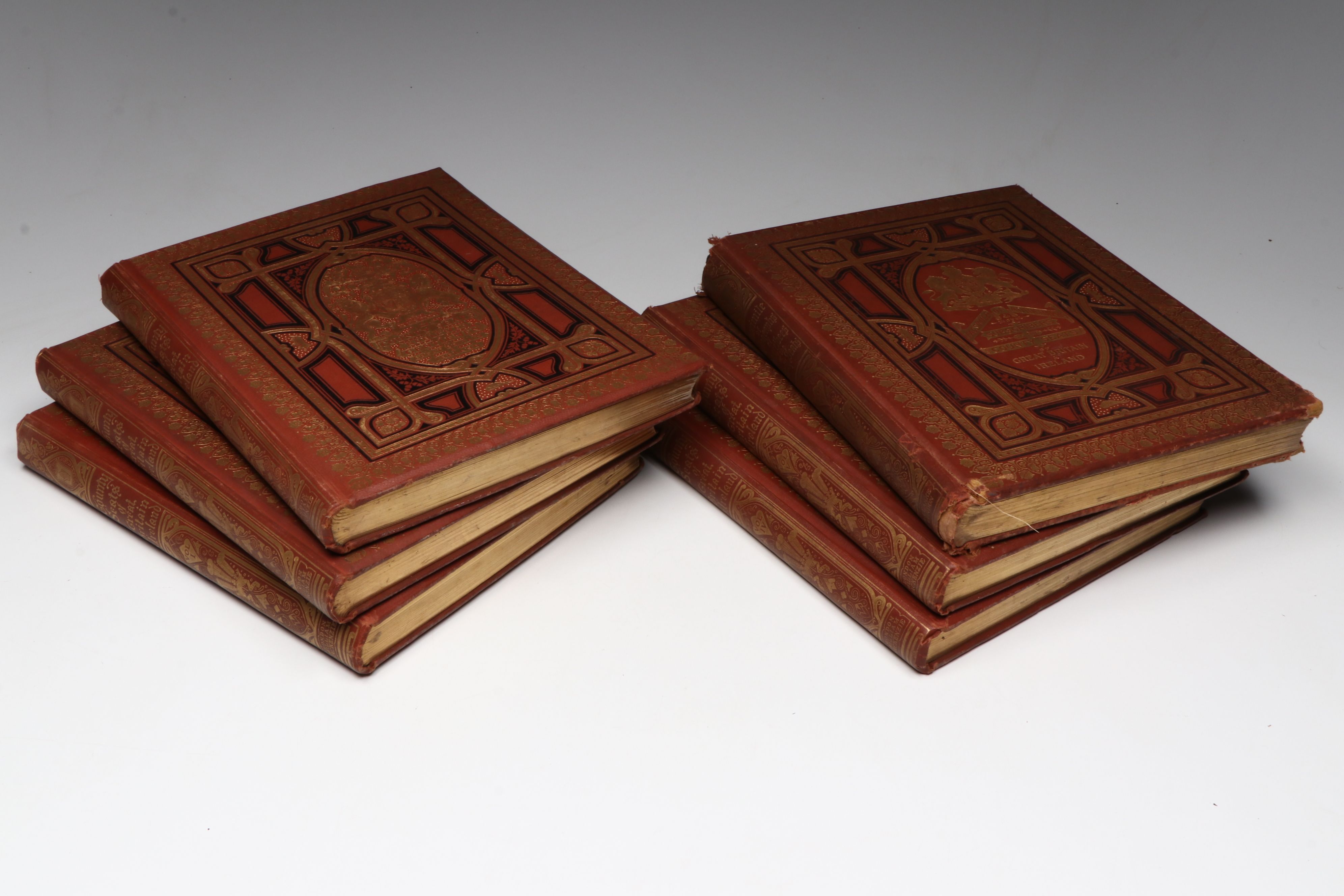 "Series of Picturesque Views of Seats of Great Britain and Ireland" Partial Set