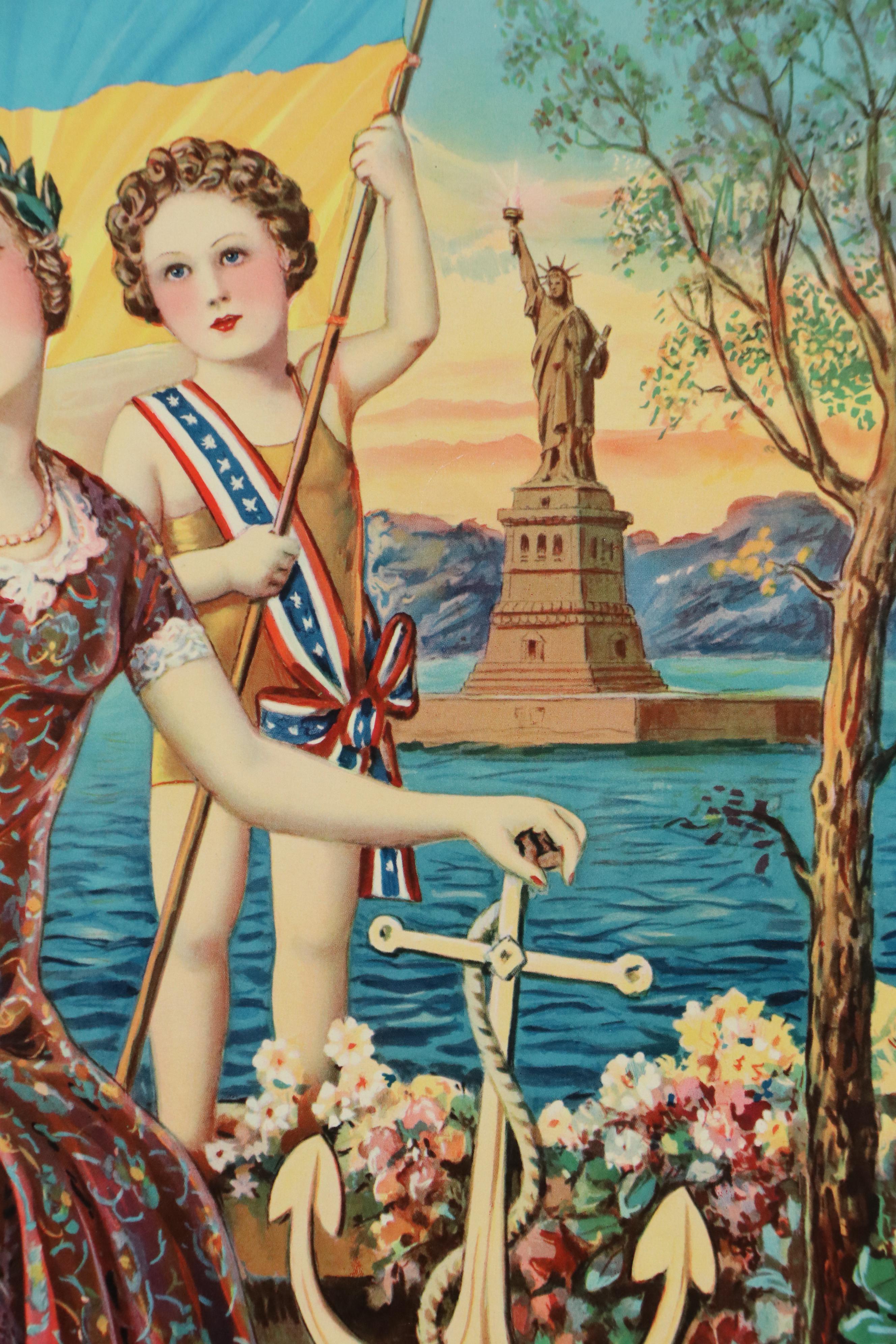 Offset Lithograph Poster "Peace on Earth"