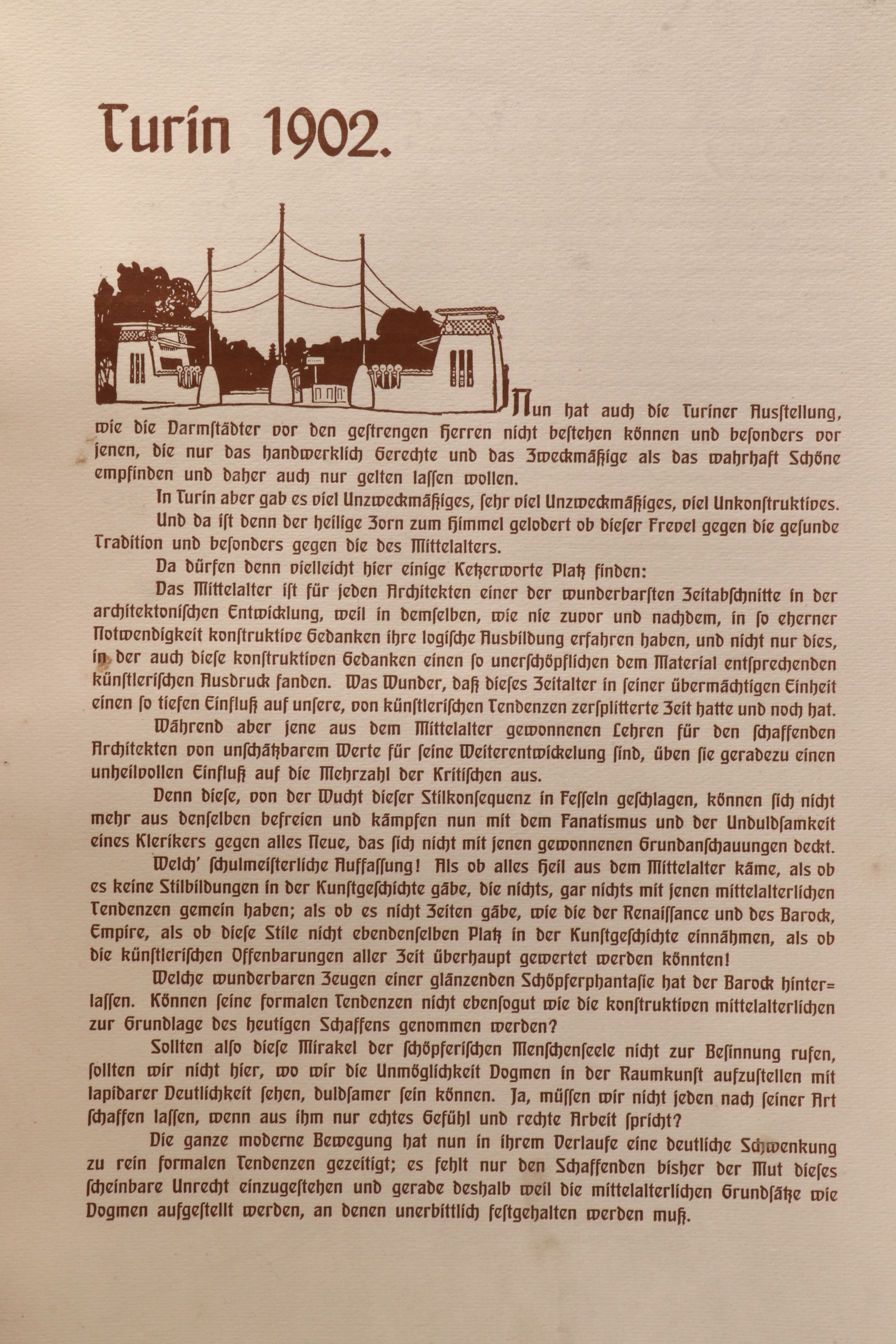 "Internationale Ausstellung für moderne dekorative Kunst in Turin 1902" Folio
