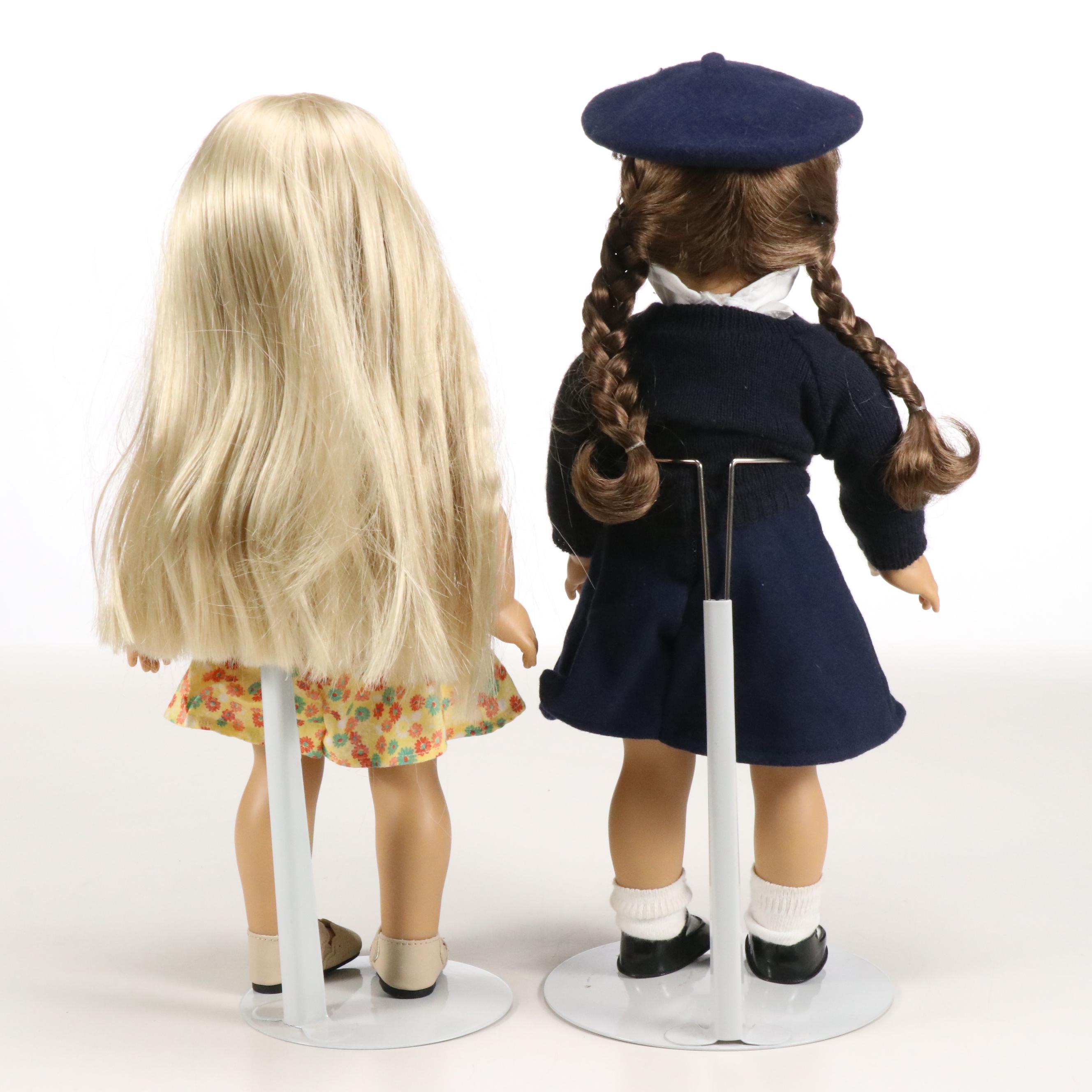 "Molly" and "Julie" American Girl Dolls with Clothing and Other Accessories