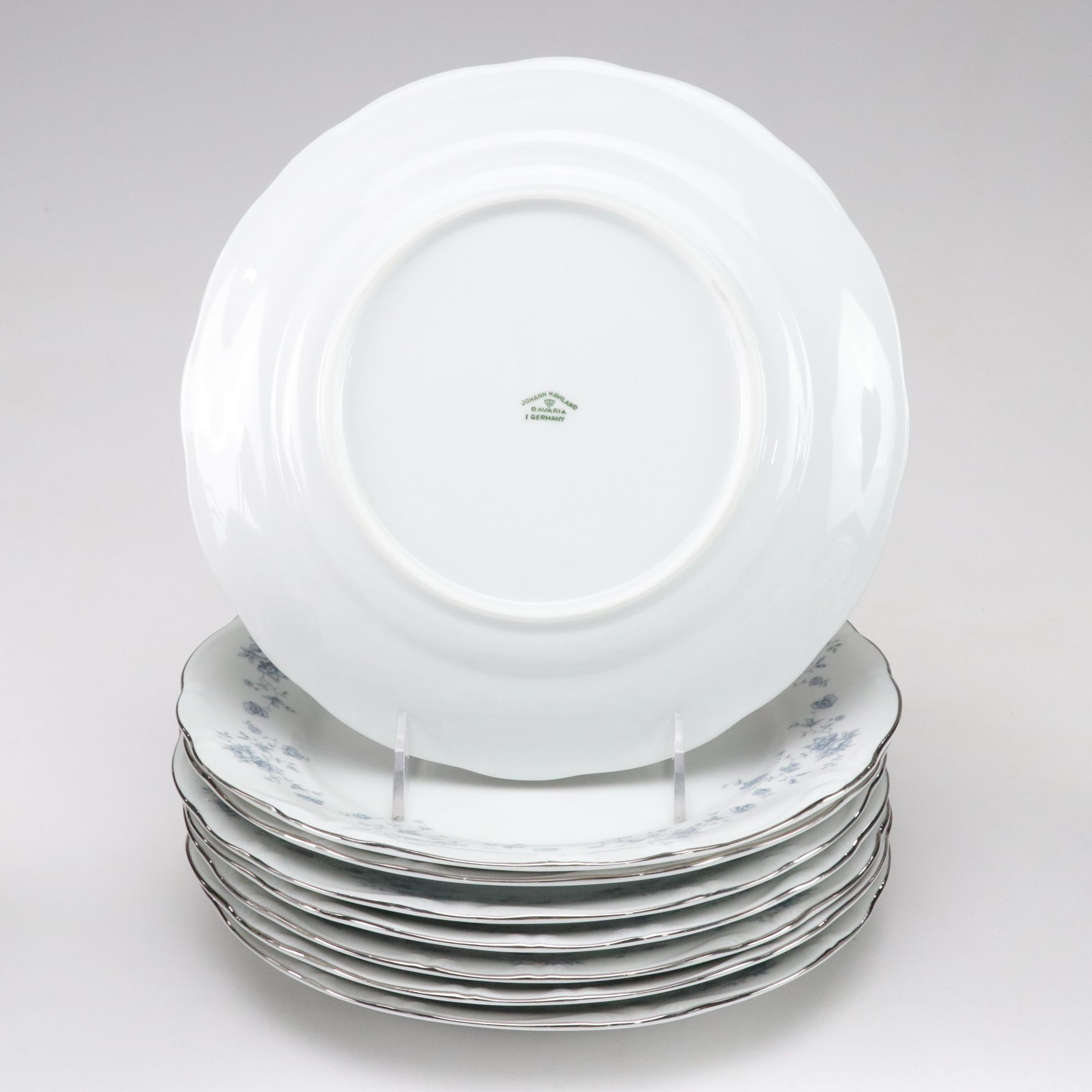 Johann Haviland "Blue Garland" Porcelain China Dinnerware Set for Eight