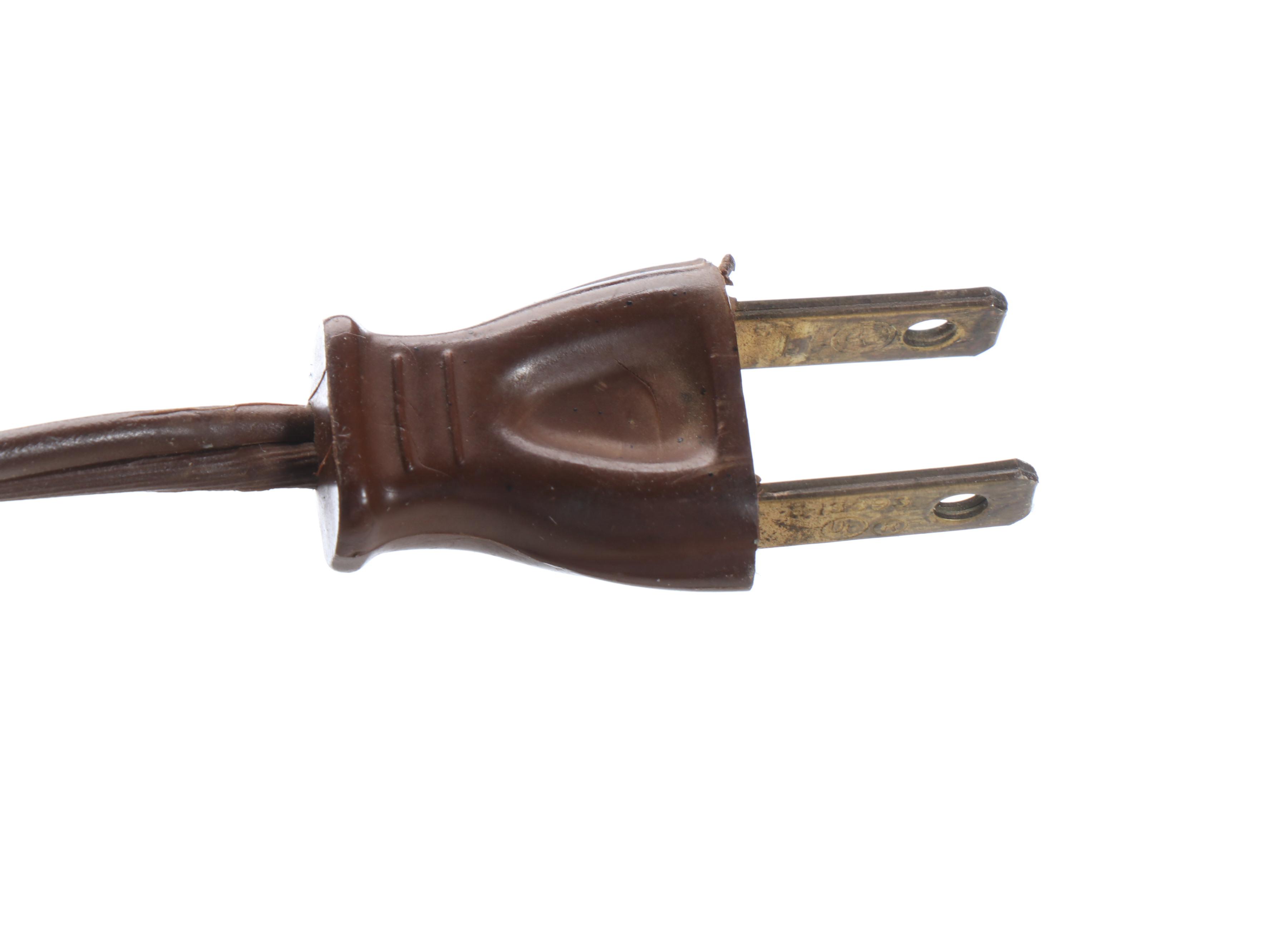 Frederick Cooper Silver Gilt and Copper Finish Spiral Pillar Table Lamp