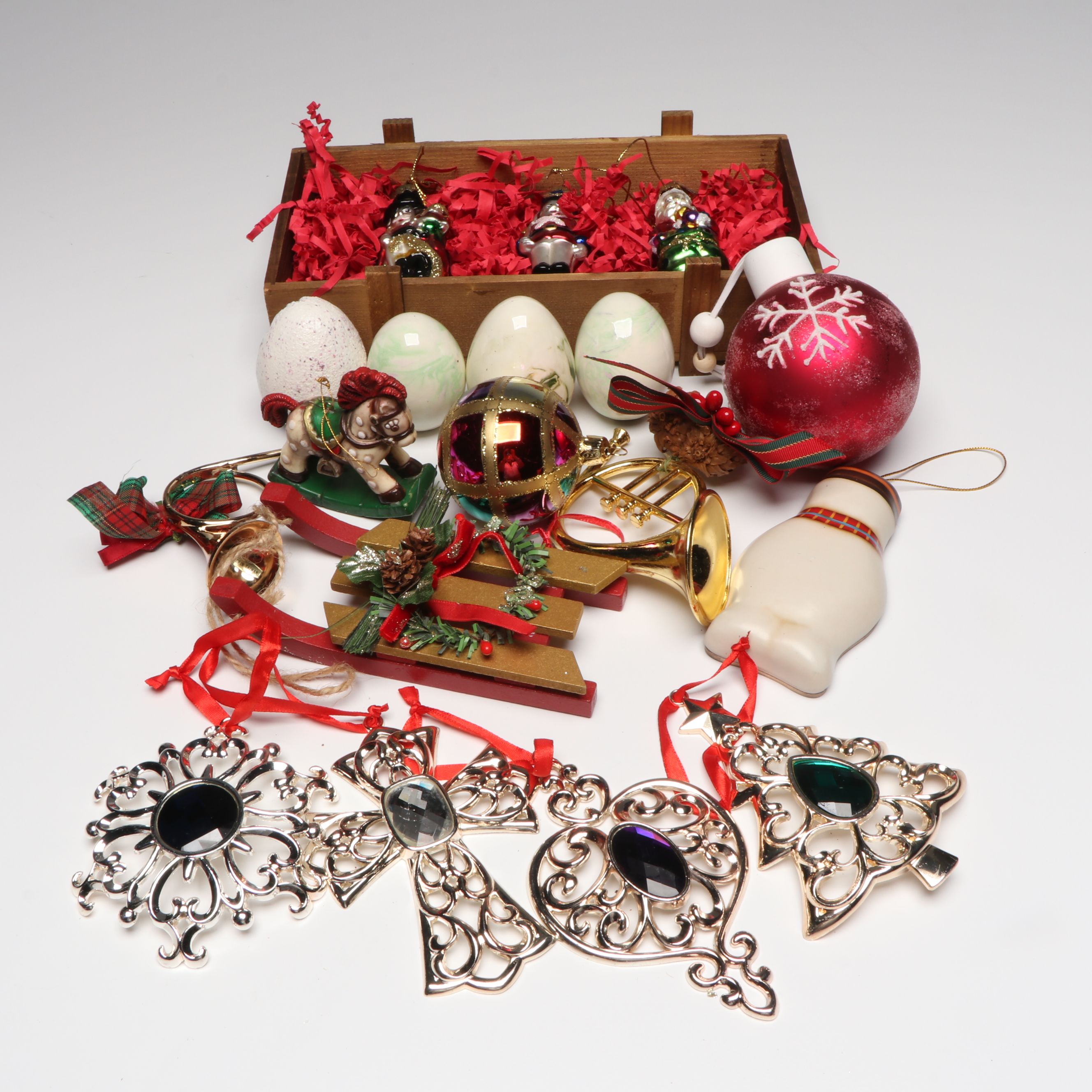 Thomas Pacconi Blown Glass with Lenox and More Christmas Ornaments