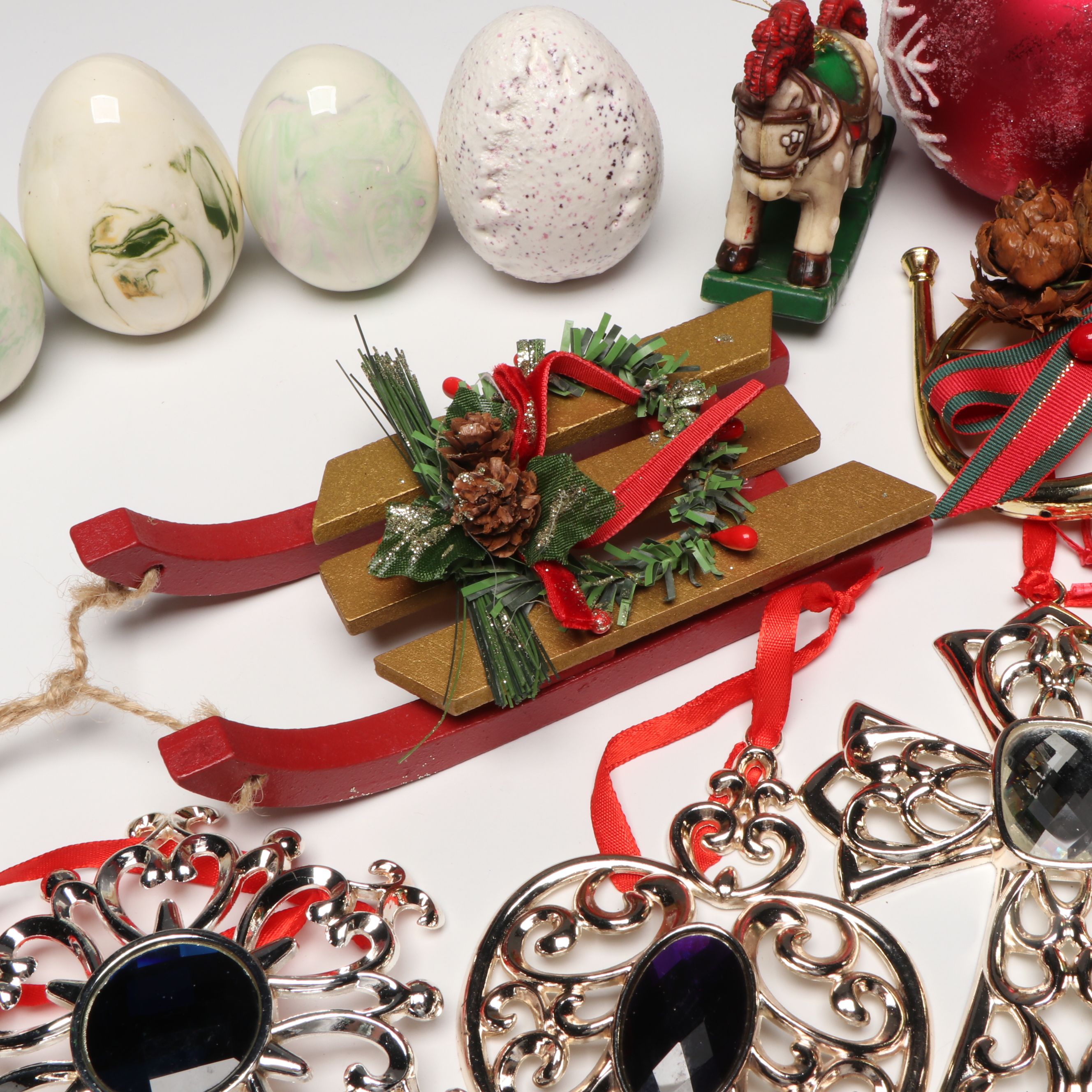 Thomas Pacconi Blown Glass with Lenox and More Christmas Ornaments