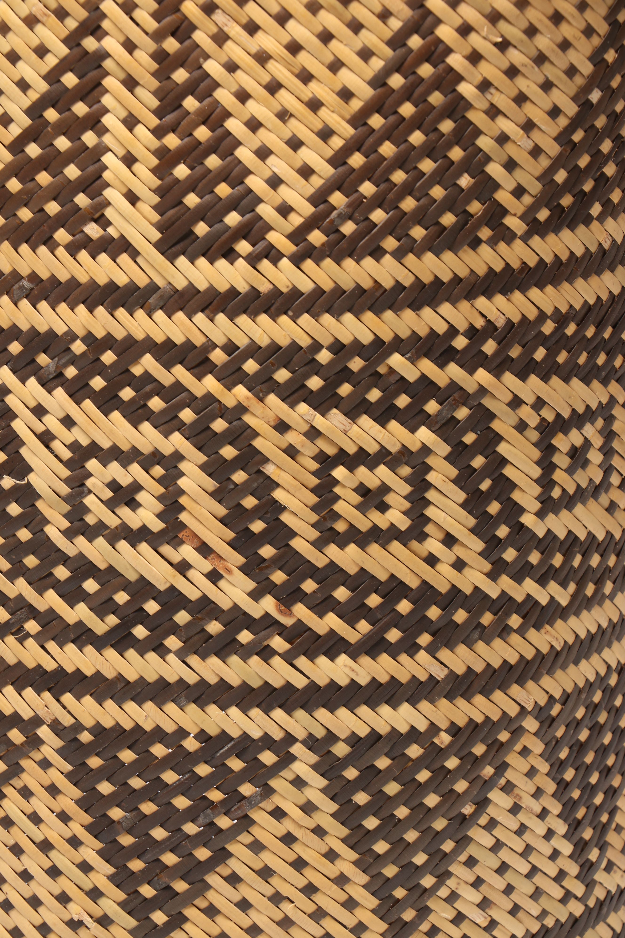 Malaysian Dayak Peoples Handwoven Bamboo Borneo Backpacks