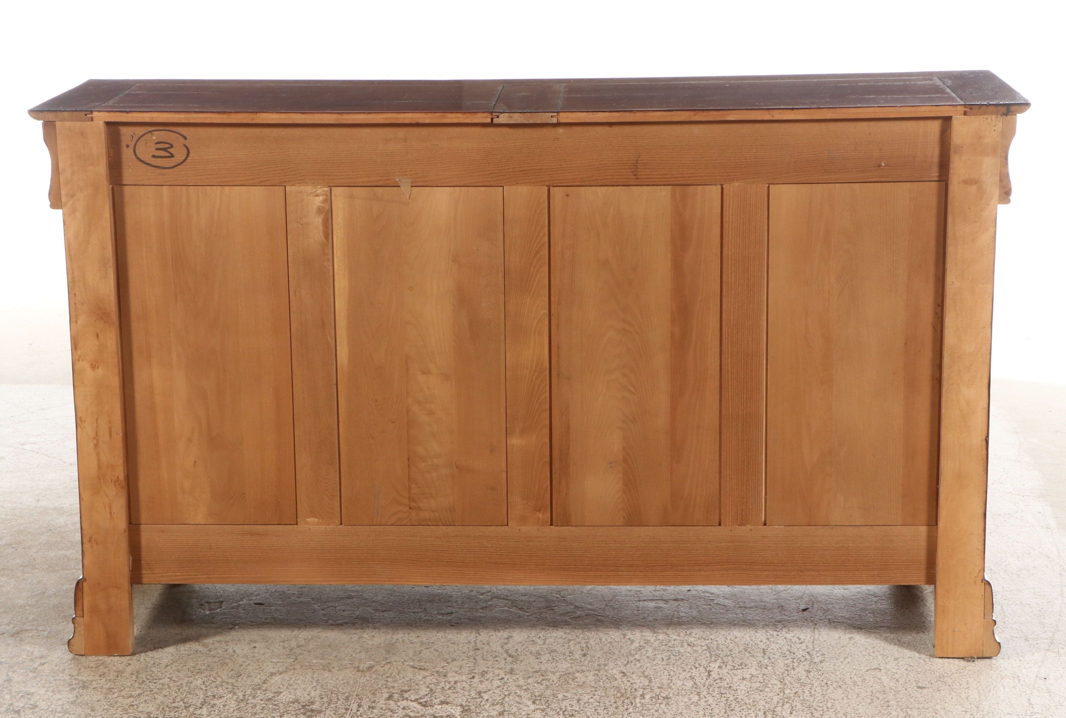 Louis Philippe Style Hardwood Sideboard, 20th Century