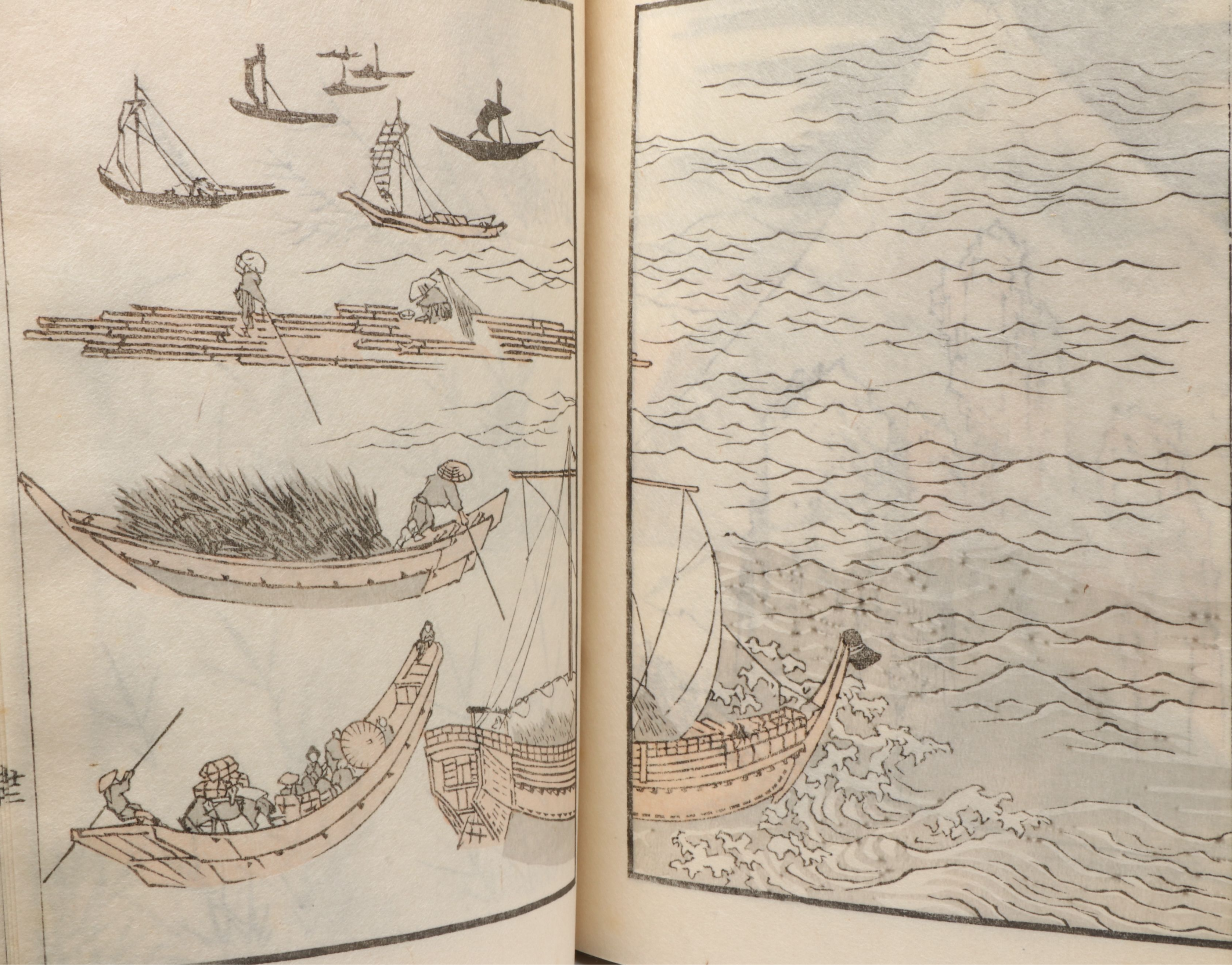 "Manga: The Sketchbooks of Hokusai" Complete Box Set by Kawakita and Saitô, 1962