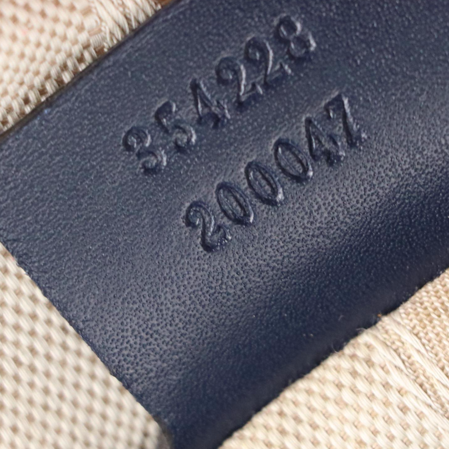 Gucci Bucket Bag in Navy Bright Diamante Embossed Leather