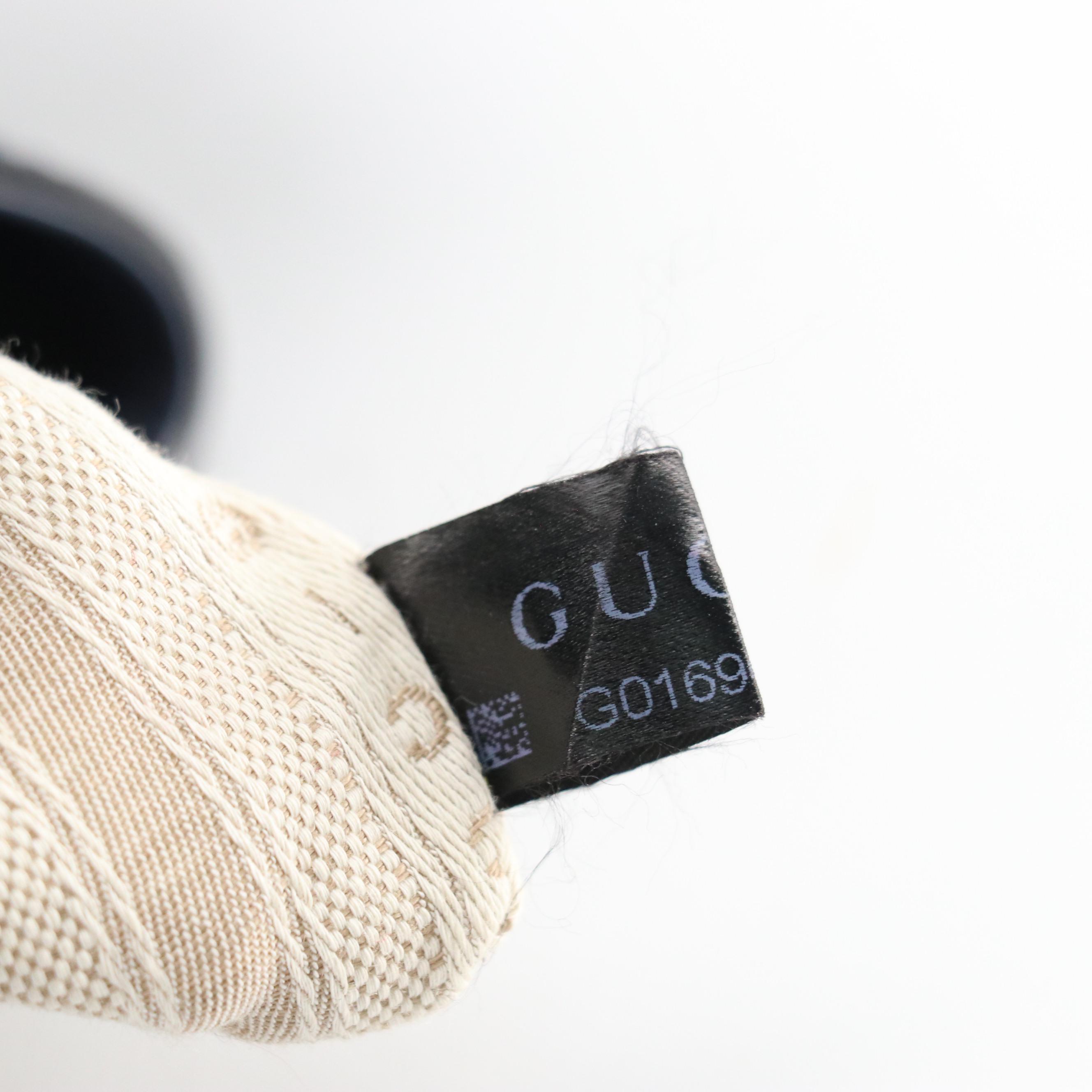 Gucci Bucket Bag in Navy Bright Diamante Embossed Leather