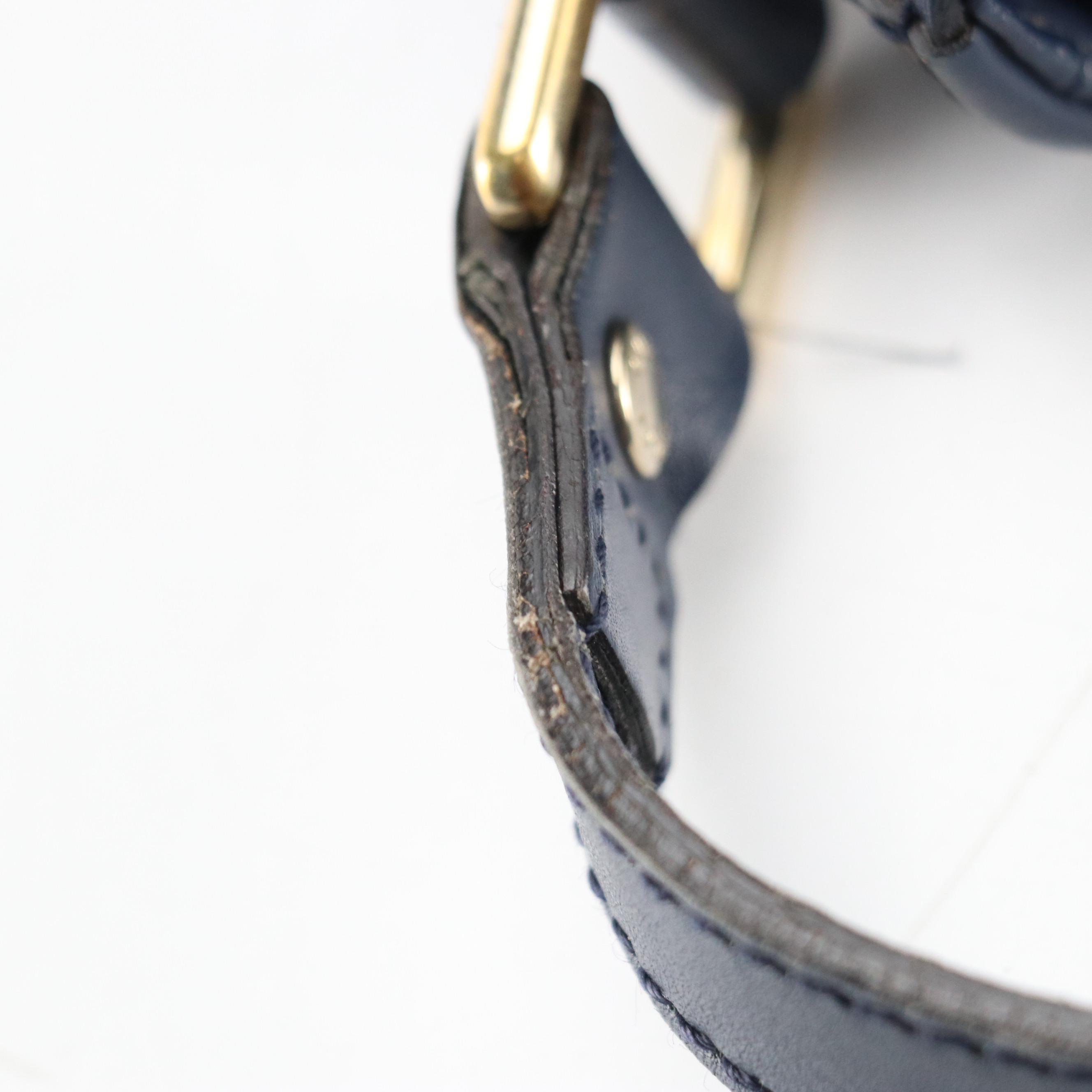 Gucci Bucket Bag in Navy Bright Diamante Embossed Leather