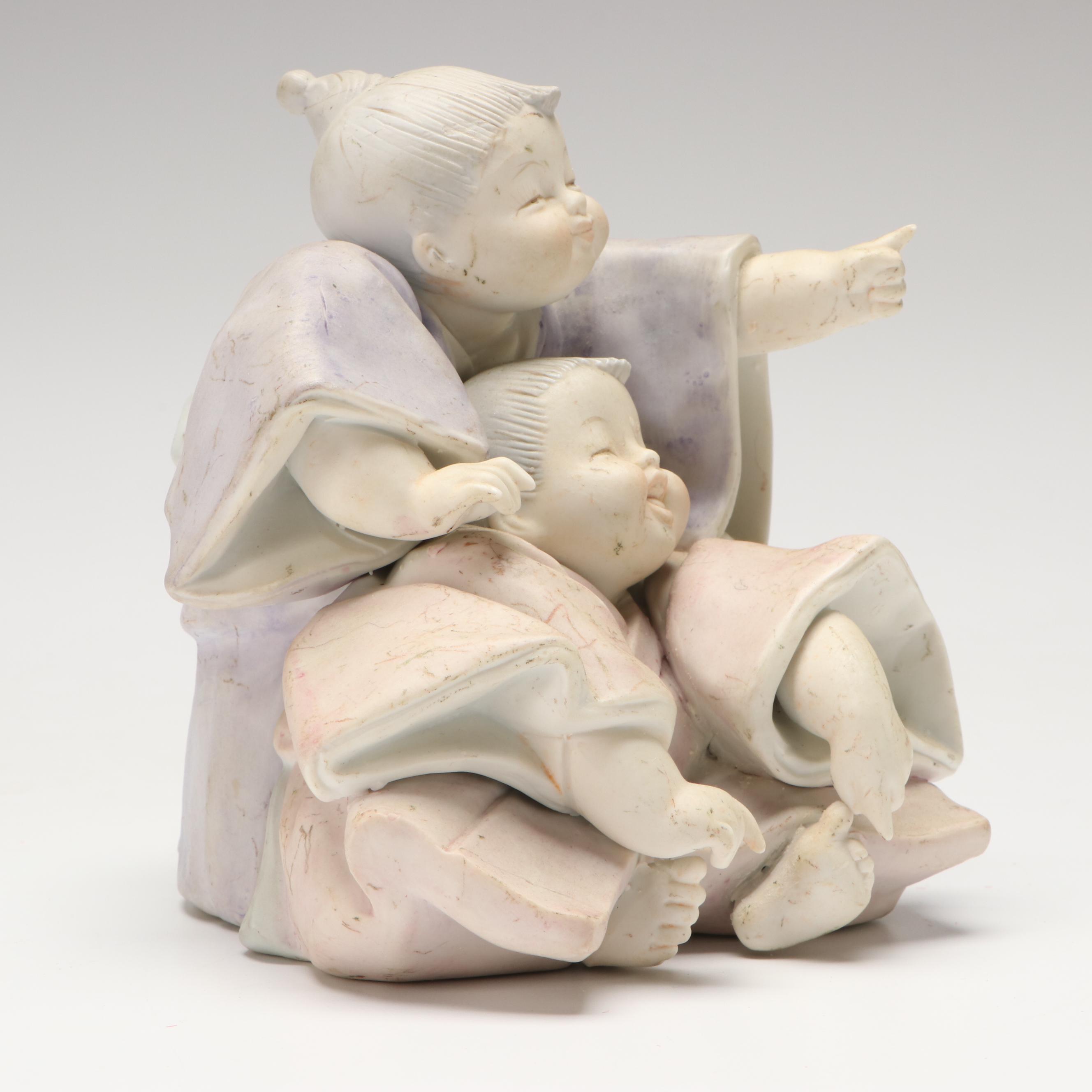 Ardalt Japanese Hand-Painted Porcelain Figure